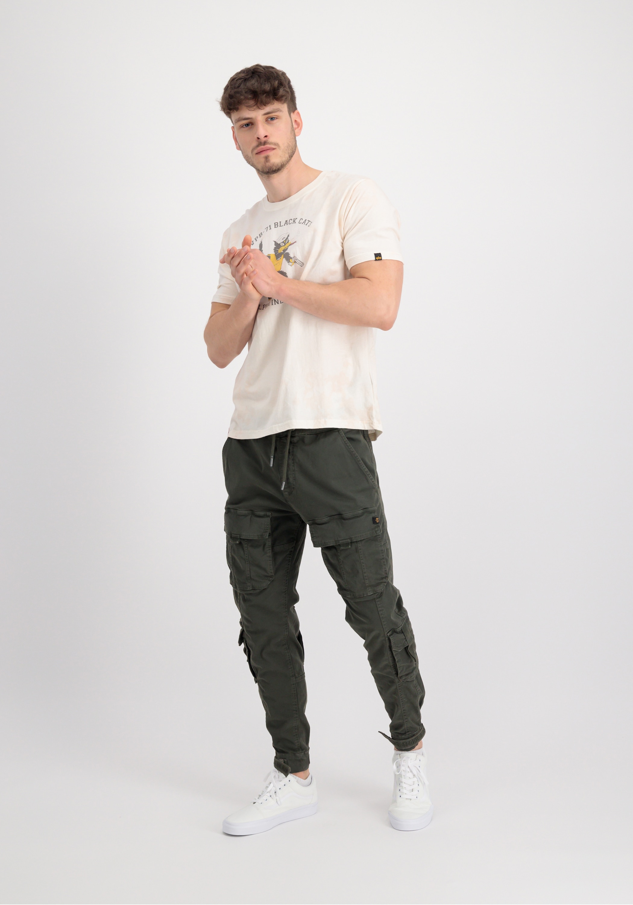 Alpha Industries T-Shirt »Alpha Industries Men - T-Shirts Black Cats T-Shirt«