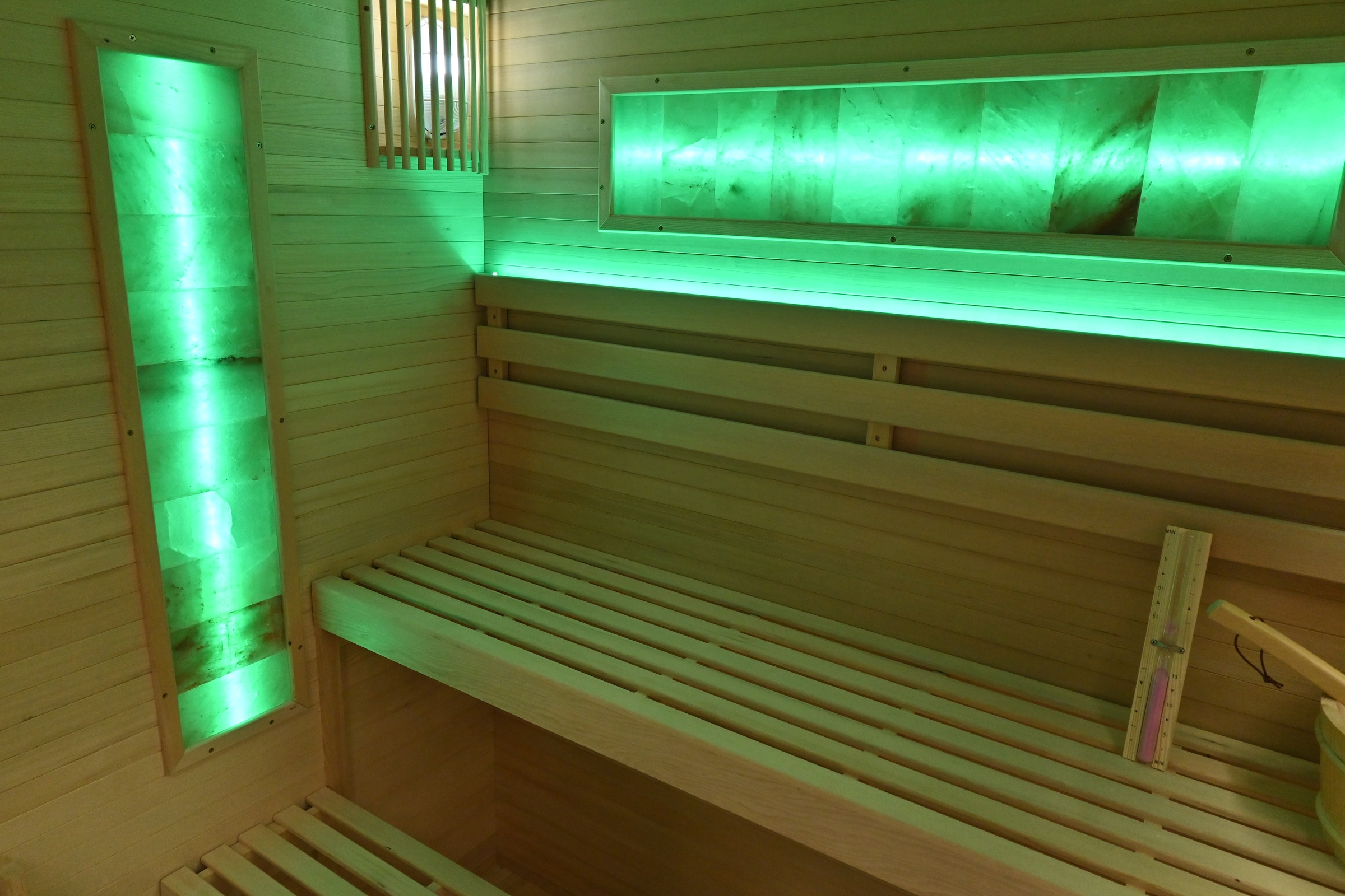 Sanotechnik Sauna »LUXOR 1« inkl. Salzsteine und Saunaofen