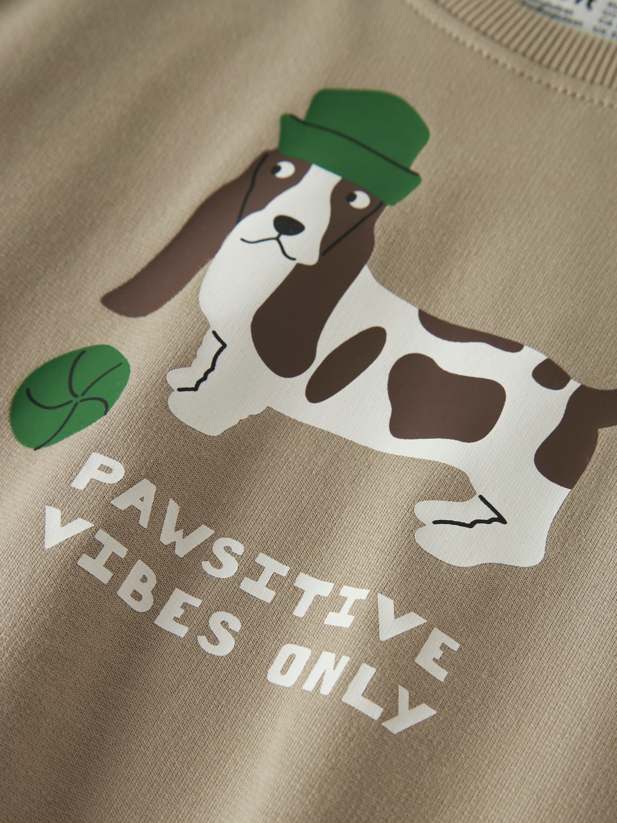 Name It Sweatshirt »NMMNILIUS LS NREG SWE BRU PB«, Baumwolle, regular fit
