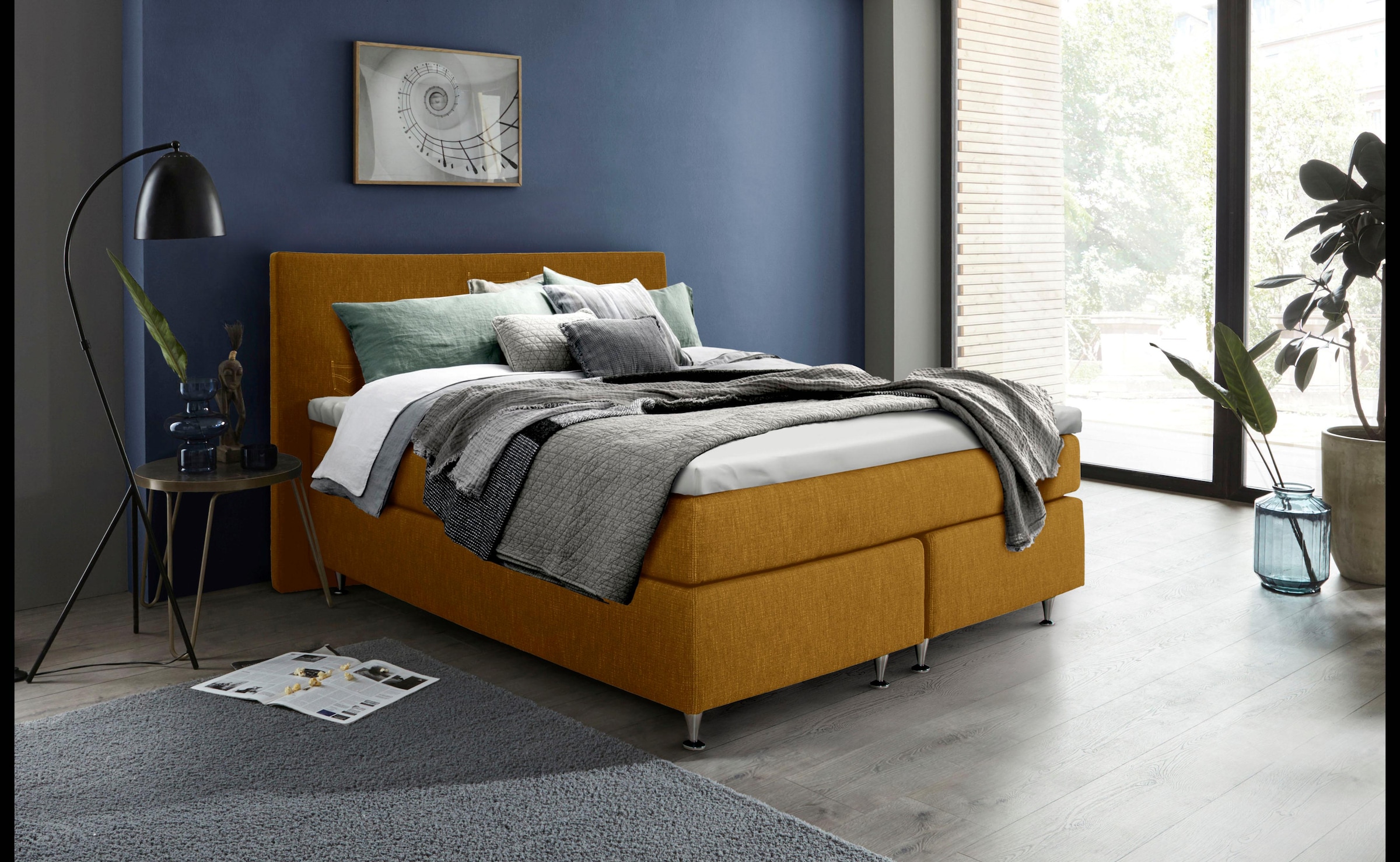 Home affaire Boxspringbett »Zahara« inkl. Topper, besonderes Highlight: auf günstig online kaufen