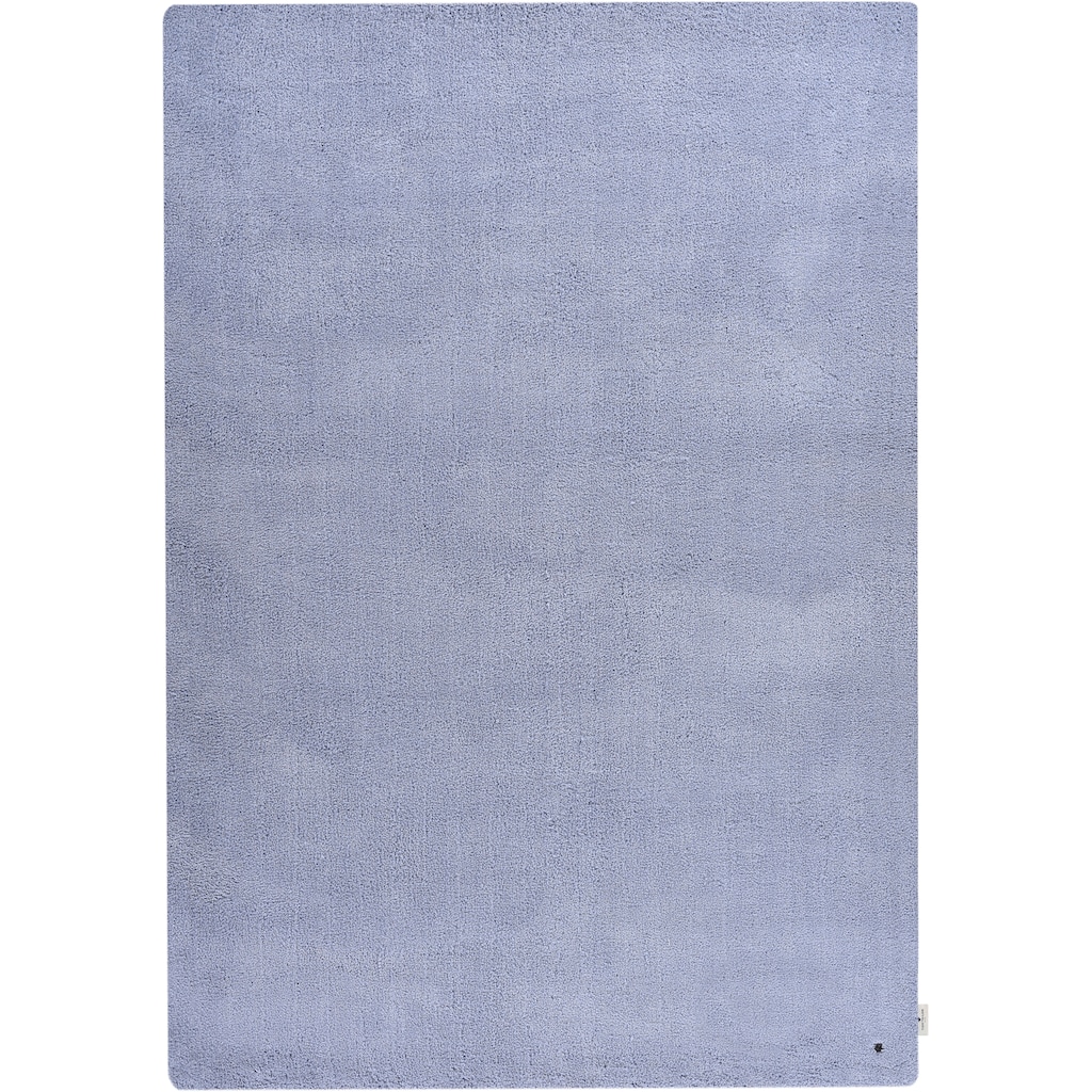 TOM TAILOR Hochflor-Teppich »Shaggy Teppich Cozy«, rechteckig, 25 mm Höhe, Uni Farben, auch in Pastell Farben, Wohnzimmer