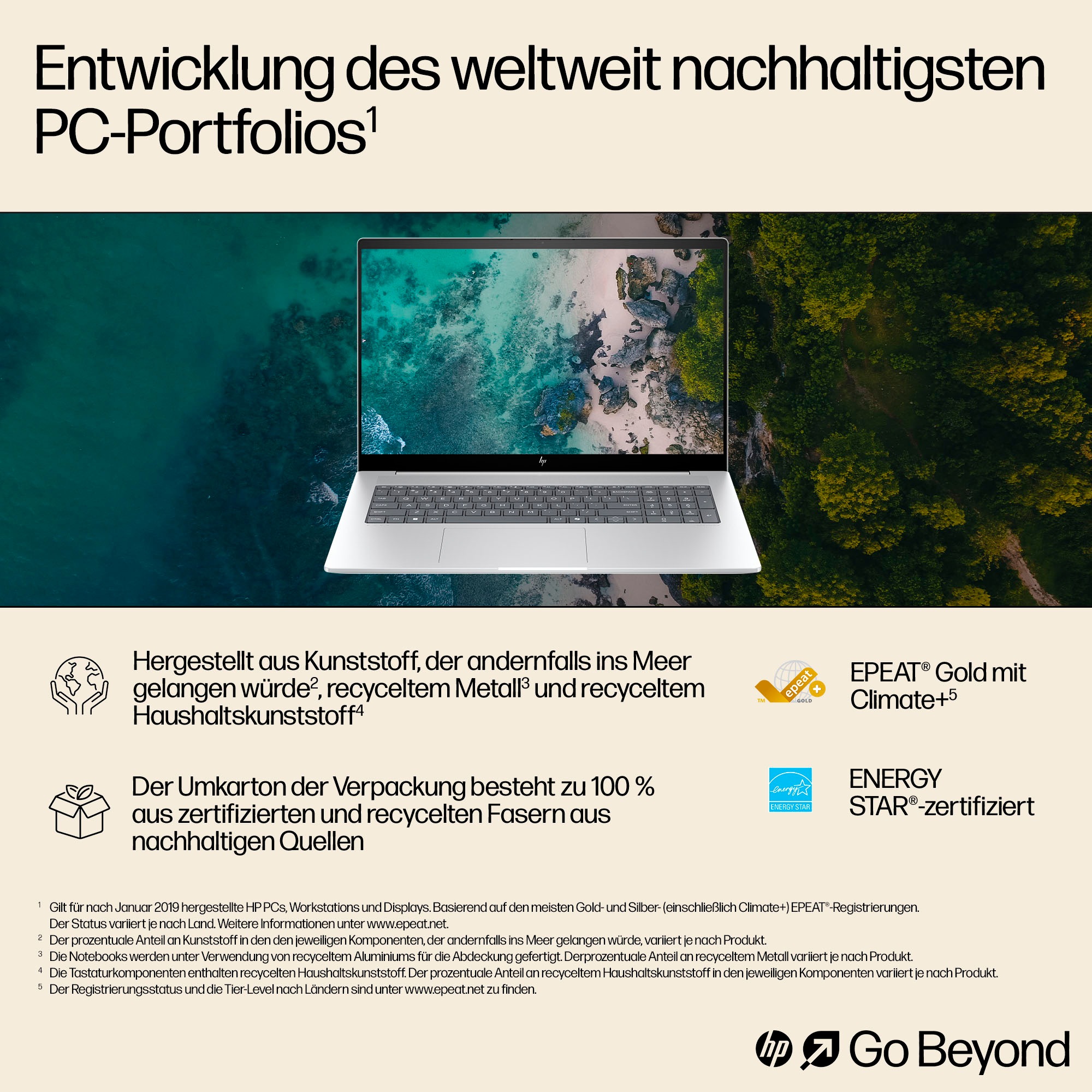 HP Notebook »17-da007«, 43,9 cm, / 17,3 Zoll, Intel, Core Ultra 7, 1000 GB SSD, 17-da0075ng