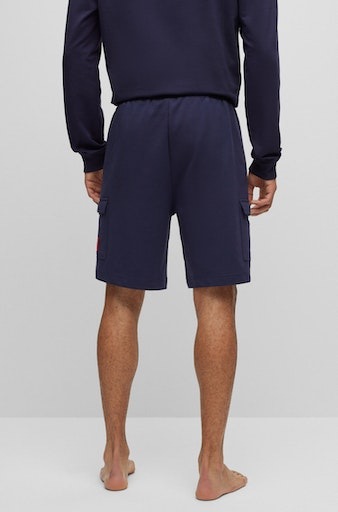 2. Bild von HUGO Sweatshorts »Reverse Shorts«, mit Cargotaschen