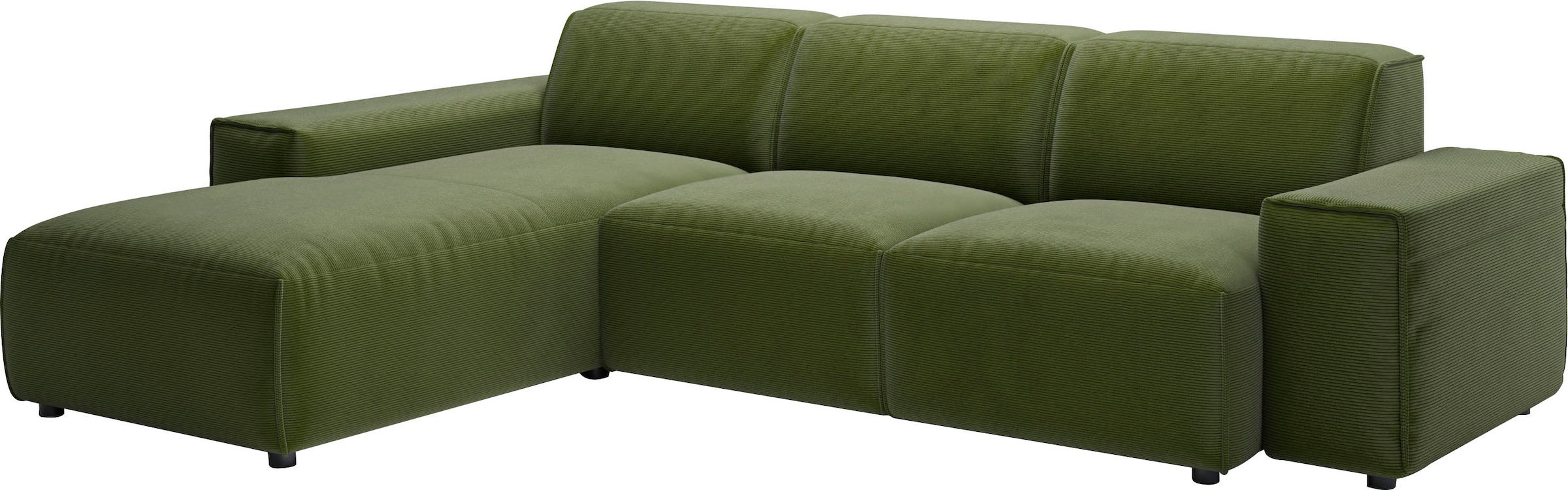 andas Ecksofa »Glimminge L-Form auch in Breitcord, Feincord + Easy care-Bezug,«, Breite 264, Zierkissen