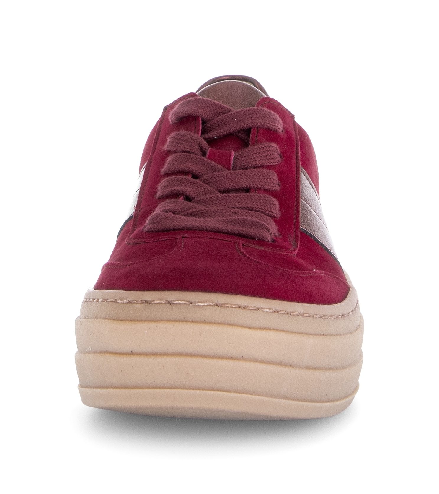 Gabor Plateausneaker, Schnürschuh, Freizeitschuh, Halbschuh mit Besatz in Metallicoptik
