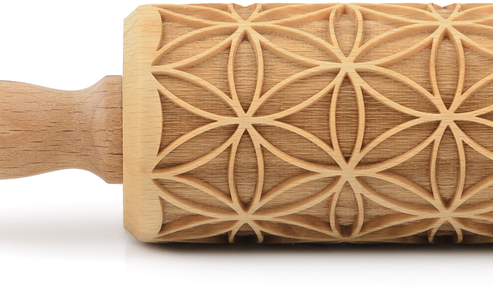 folkroll Teigroller »3D-Motiv-Teigrolle« Blume des Lebens