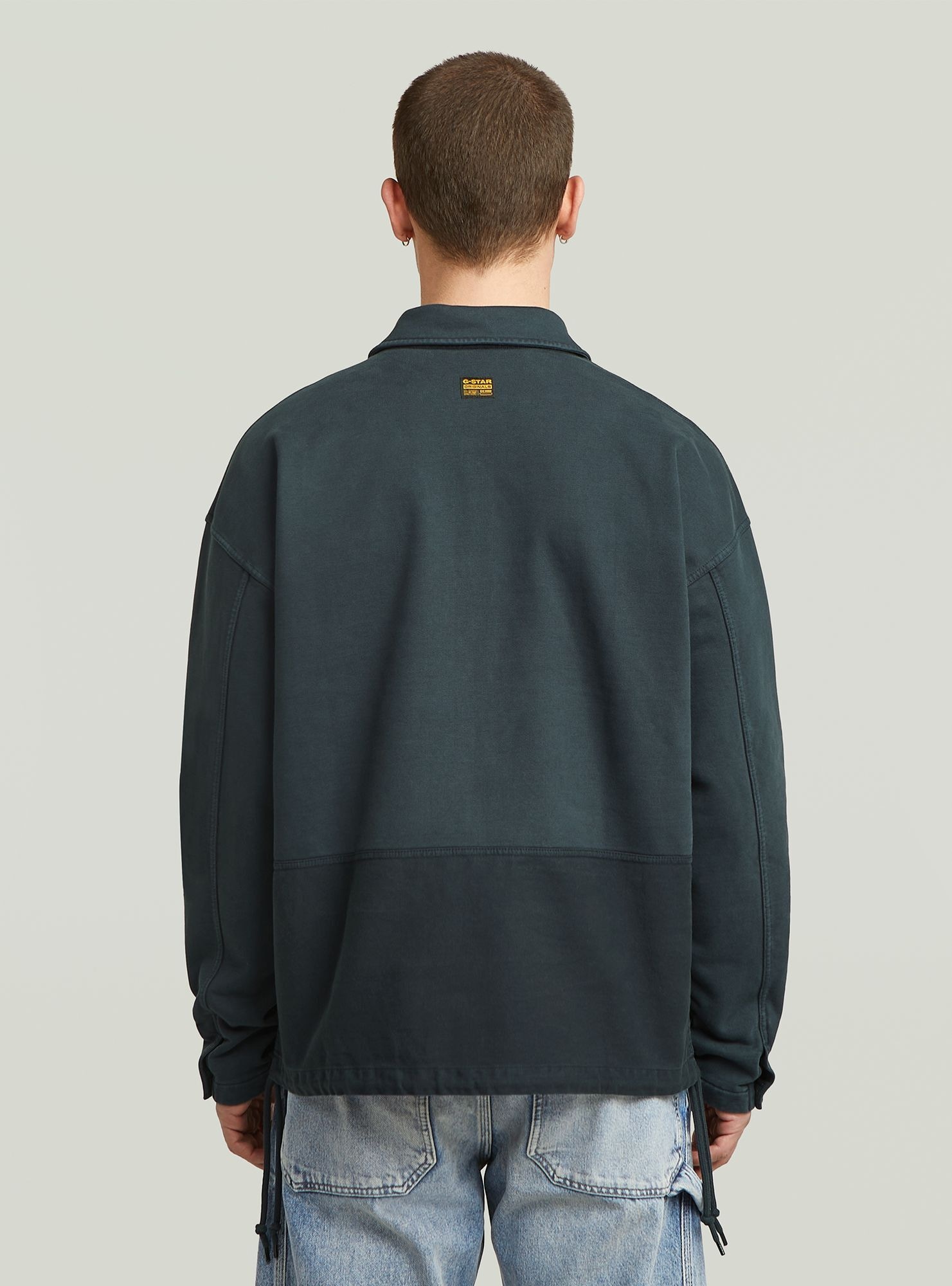 G-STAR Longpullover »Washed Fabric Mix Loose Sweatshirt«