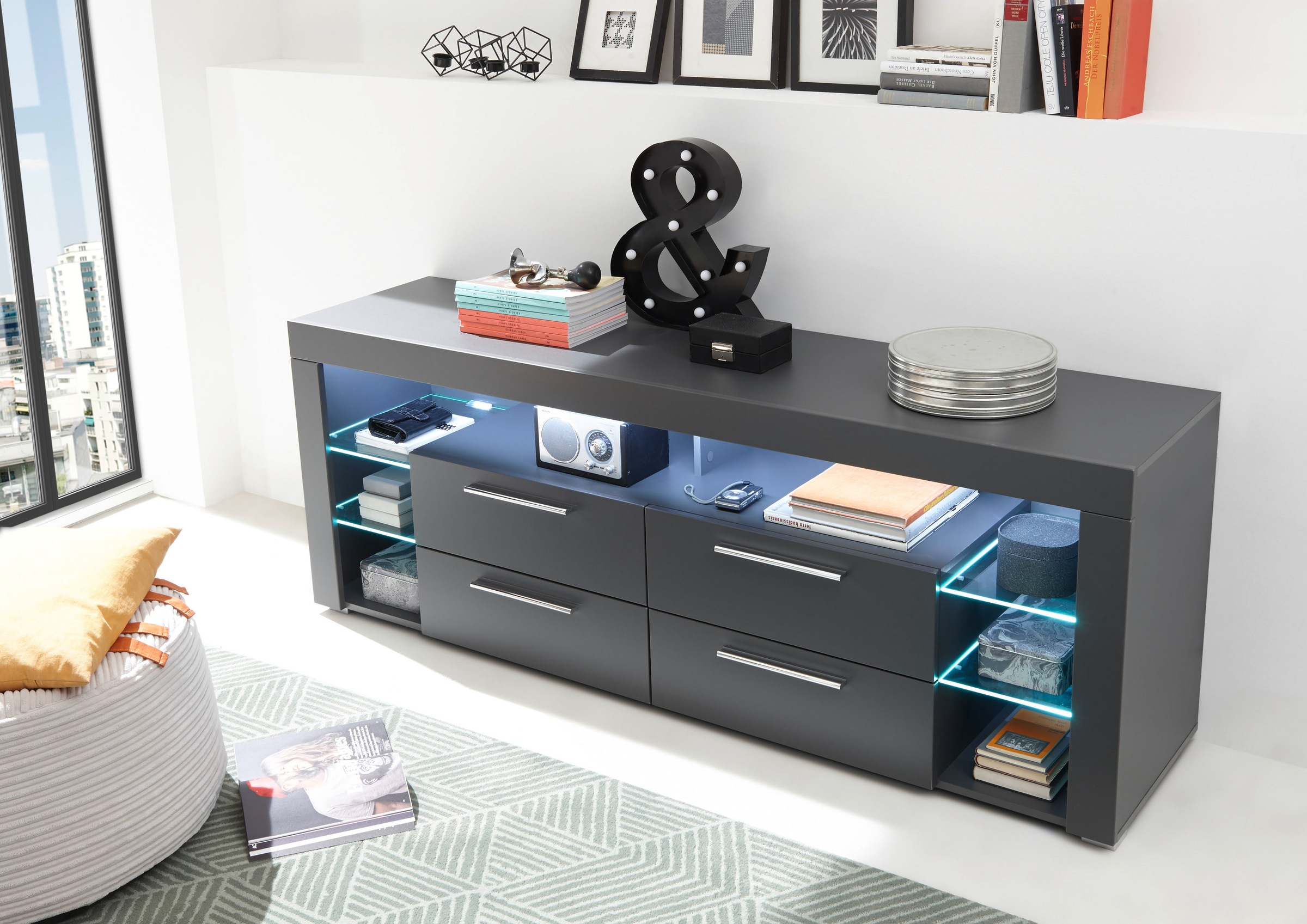 Stolkom TV-Schrank »Goal TV Lowboard, B/H/T 179x67x 44 cm« 1 Stk. tlg. %RESET$