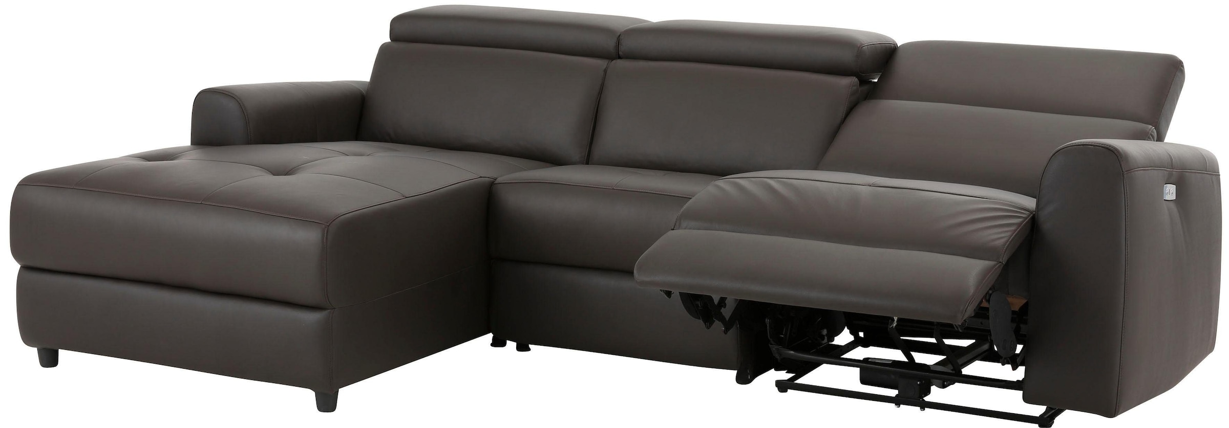 Home affaire Ecksofa »Sentrano, L-Form,«, 275 cm, man. o. elektr. Relaxfunktion und USB/Kopfverstellung