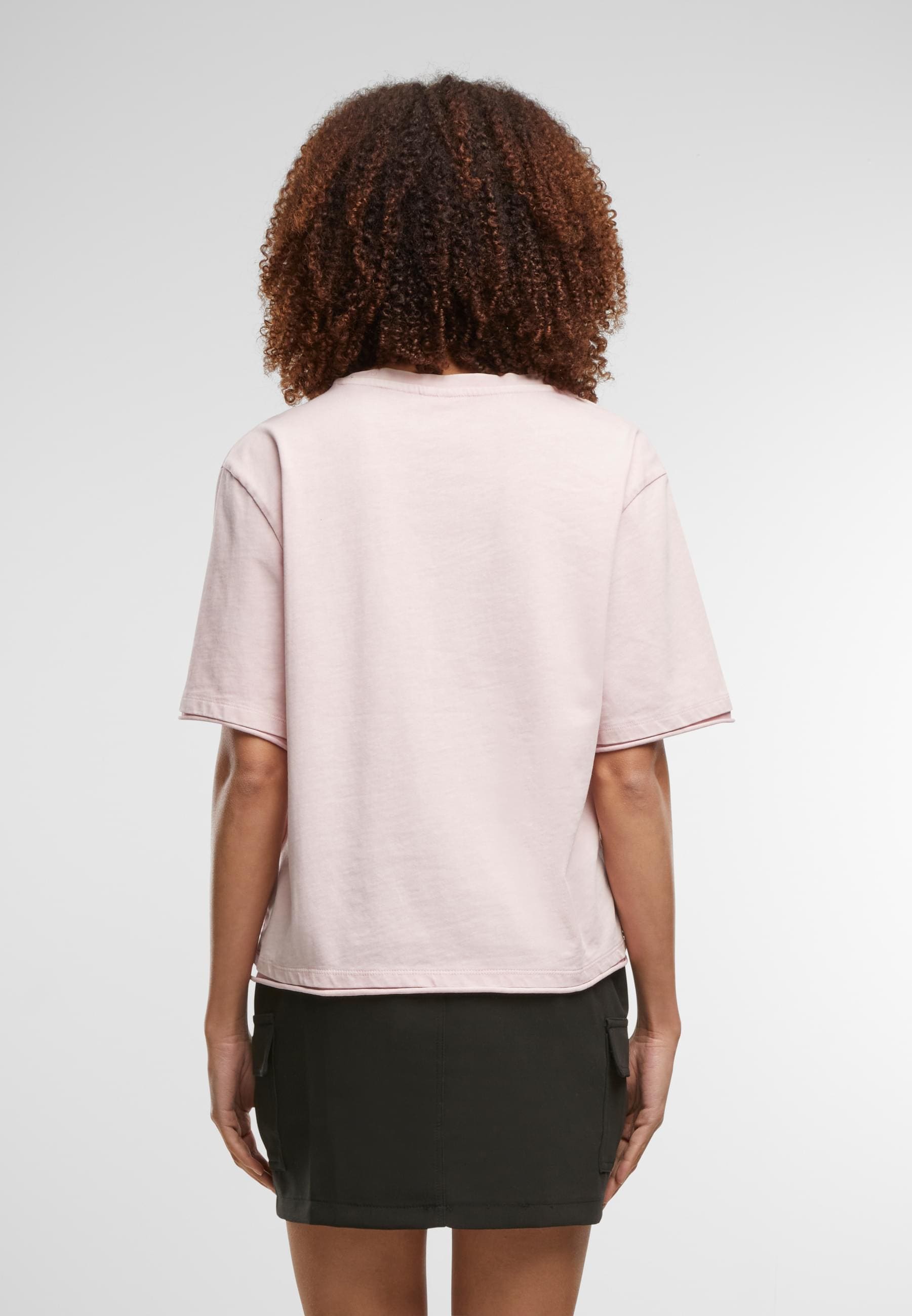 URBAN CLASSICS T-Shirt »Urban Classics Ladies Washed Jersey Boxy Shirt« 1 Stk.