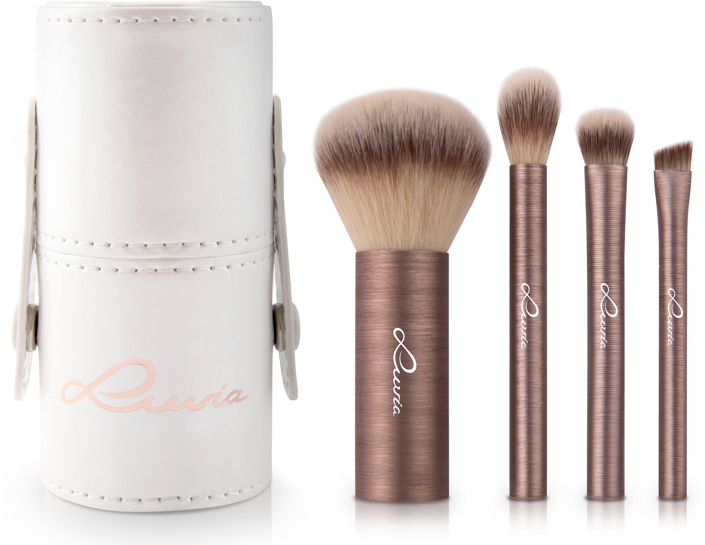Luvia Cosmetics Kosmetikpinsel-Set »Mini Prime Vegan«, (5 tlg.)