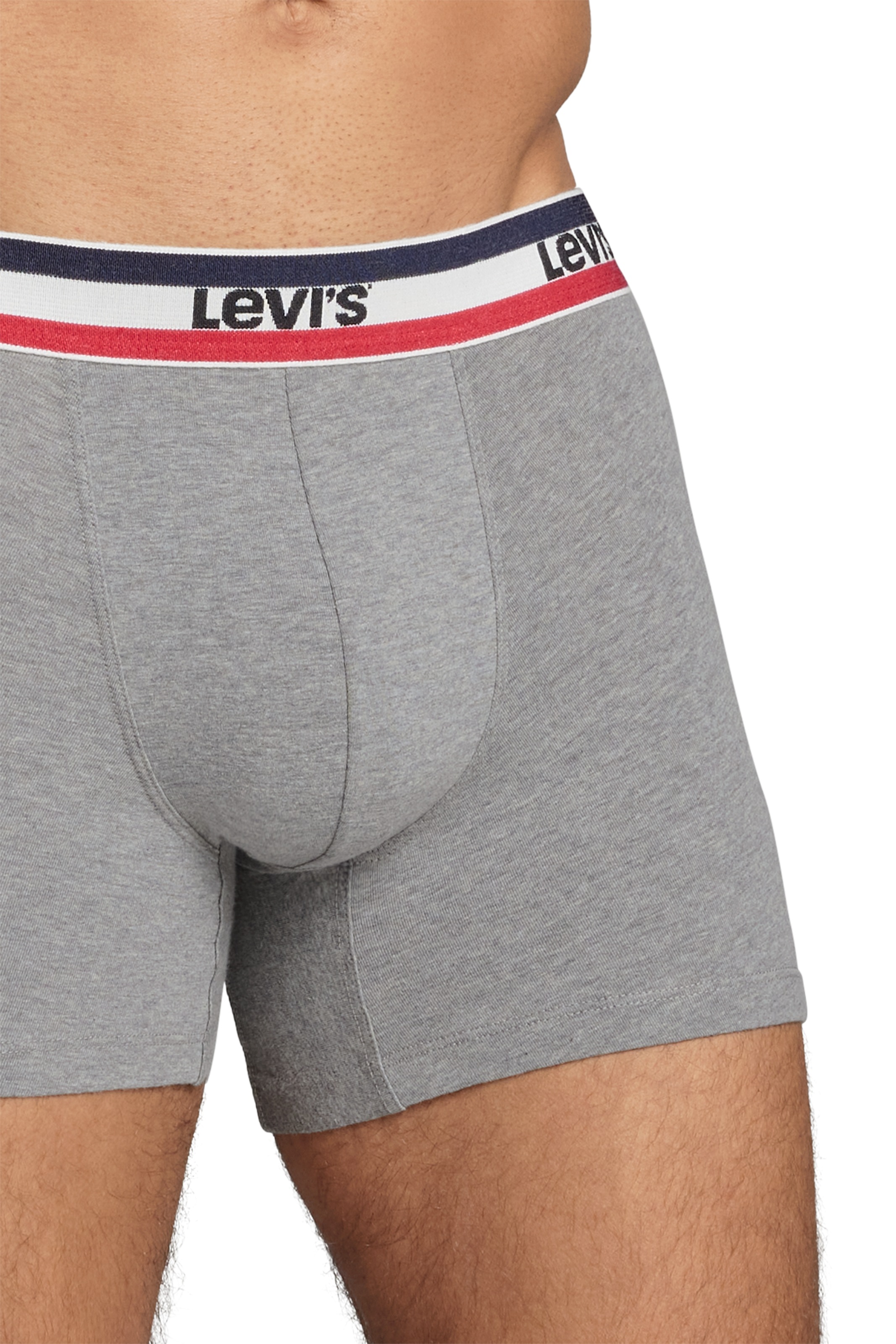 Levi's® Boxershorts »LEVIS MEN SPW LOGO BOXER BRIEF ORG  2P« Packung, 2er Pack,  mit breitem Logobund