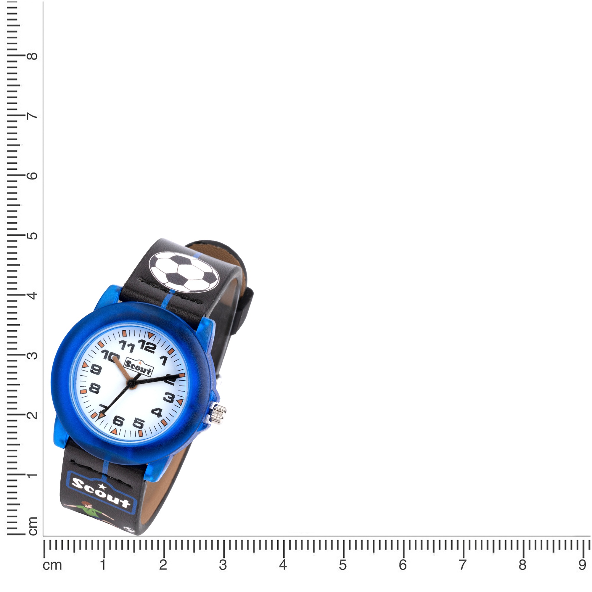 Scout Quarzuhr »Crystal« Armbanduhr, Kinderuhr, Junge, Fußball, Geschenk