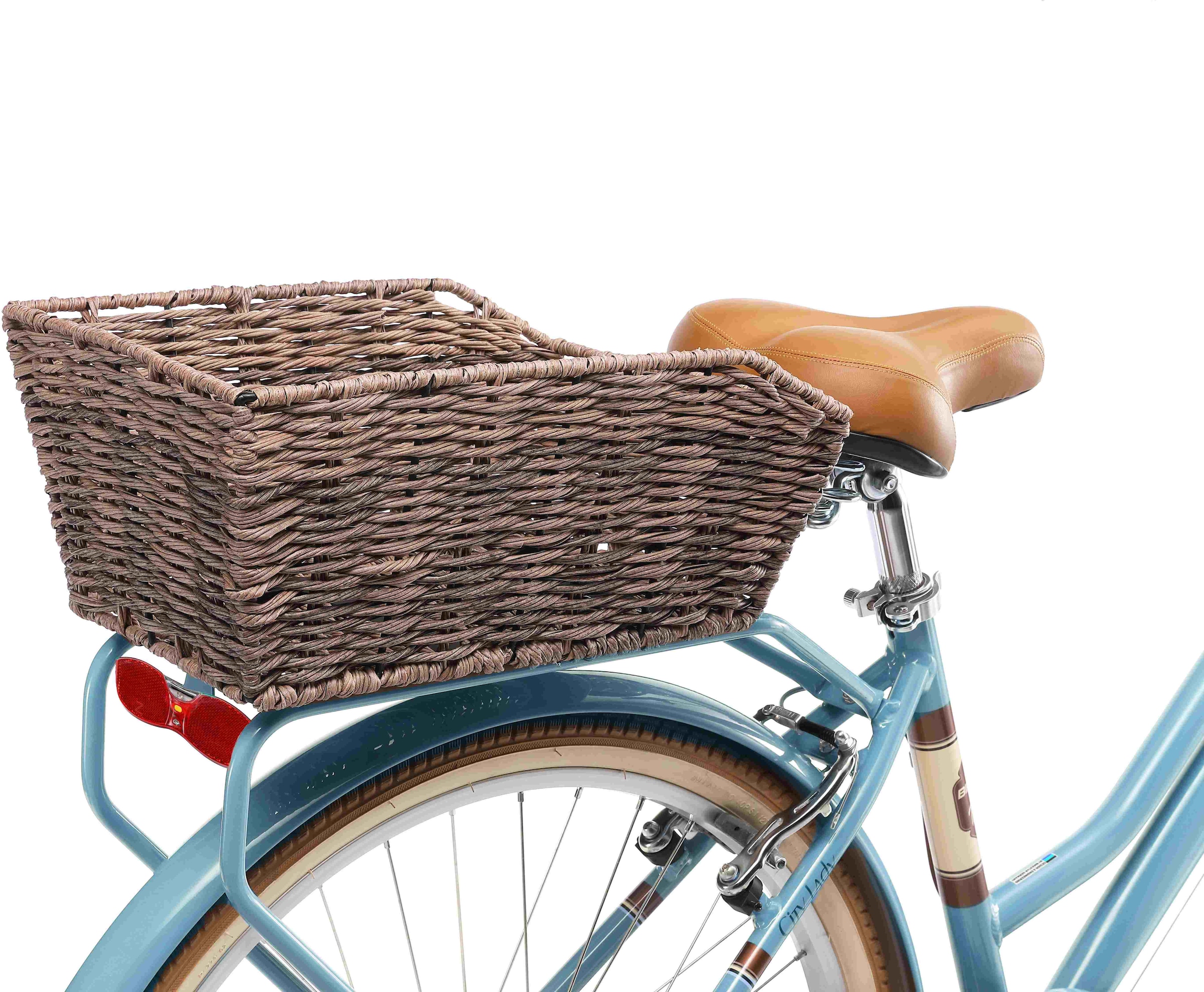 Bikestar Cityrad, 7 Gang, Shimano, RD-TY21 Schaltwerk, Kettenschaltung, für Damen, Kettenschaltung