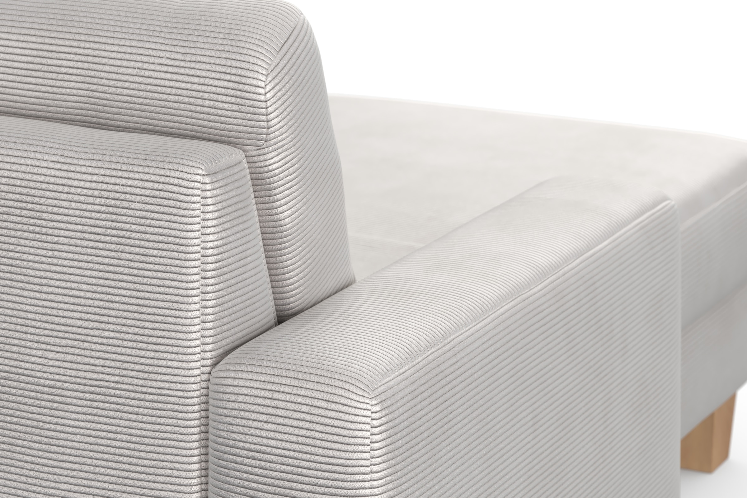 Home affaire Wohnlandschaft »Summer U-Form«, mit oder ohne Bettfunktion und Bettkasten, Cord-Bezug