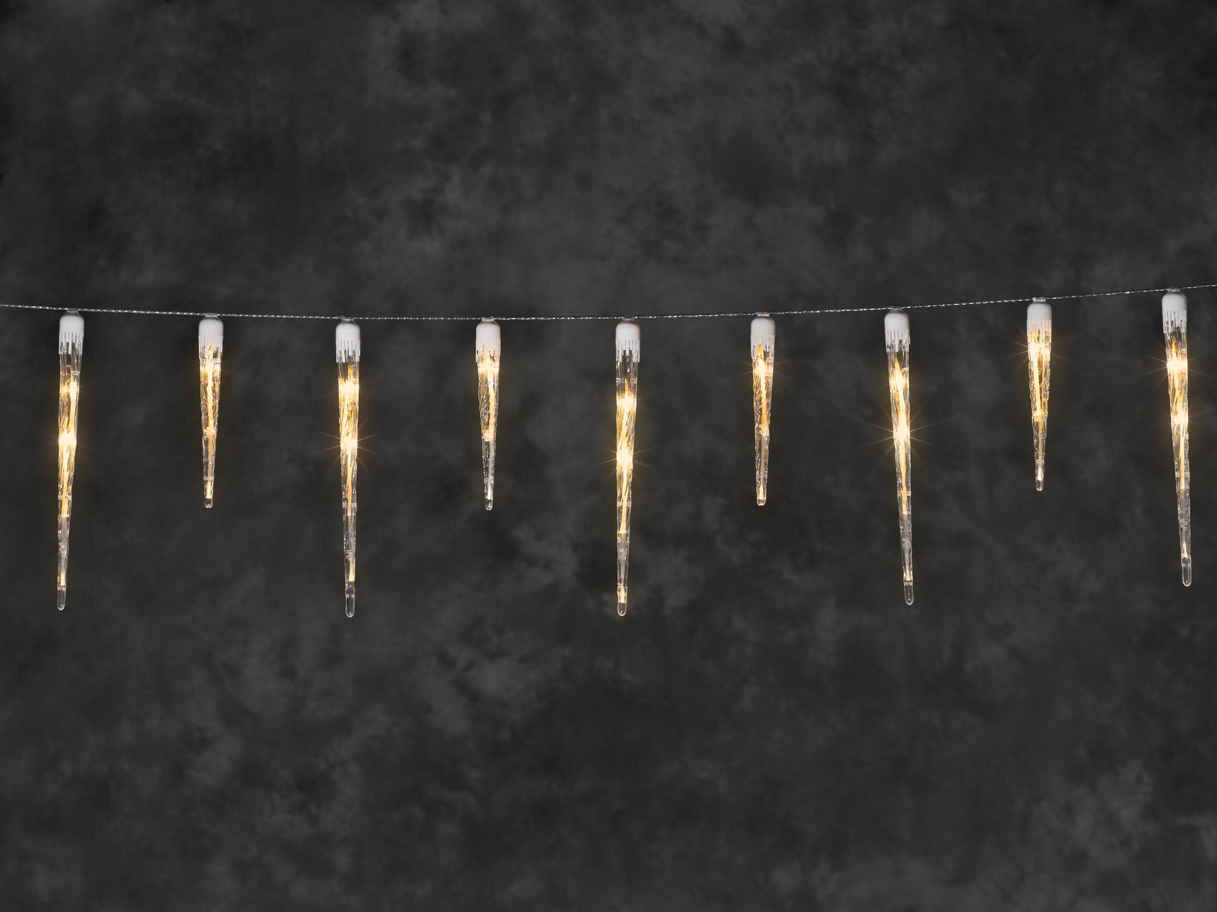 KONSTSMIDE LED-Lichtervorhang »Weihnachtsdeko aussen«, 24 St.-flammig, LED günstig online kaufen