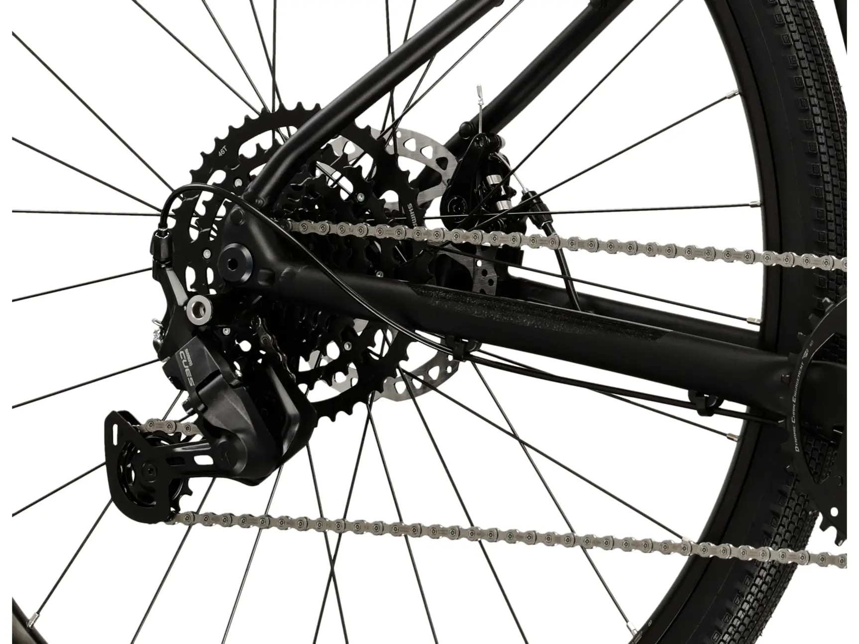 Kross Gravelbike »KROSS Gravelbike Esker 1.0 28" schwarz 9 Gänge« 18 Gang Kettenschaltung