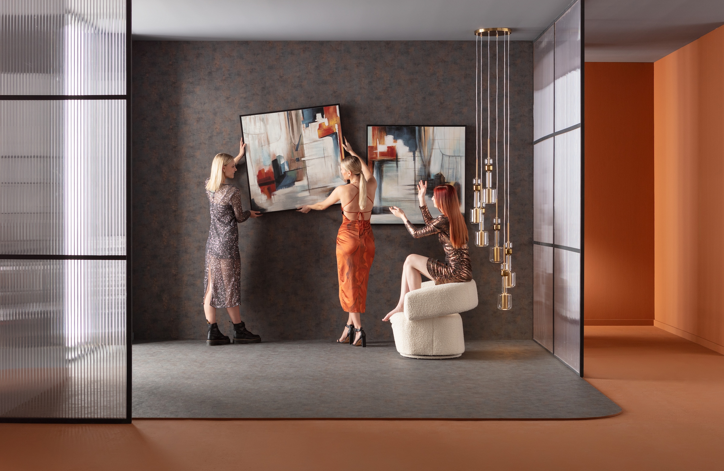 Kare Design Bild mit Rahmen »Gerahmtes Bild Visione Front 100x100cm« 1, 