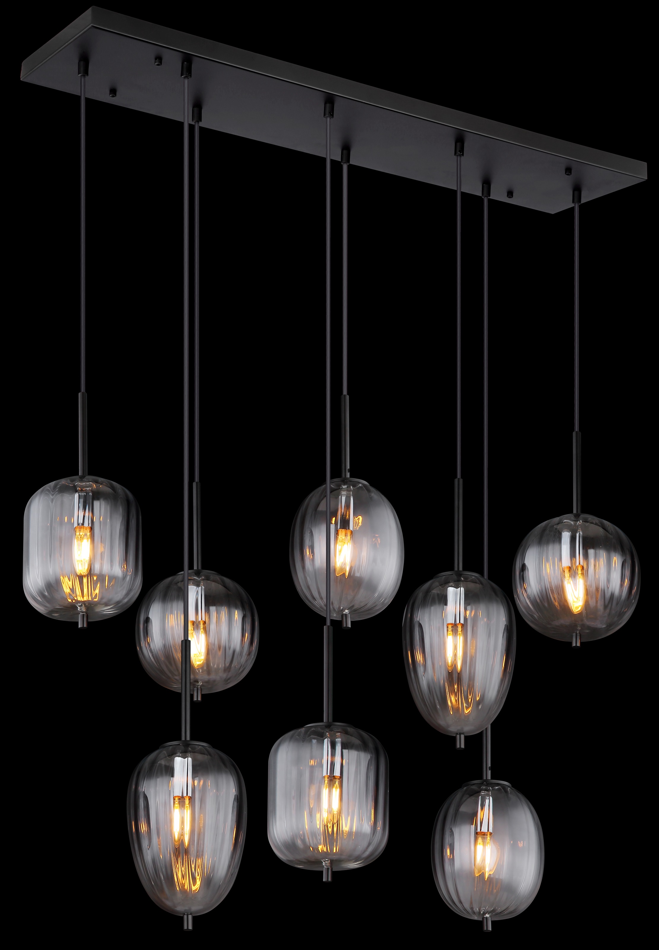 GLOBO LIGHTING Hängeleuchte »ATTILA«, Leuchtmittel E14   ohne Leuchtmittel, günstig online kaufen