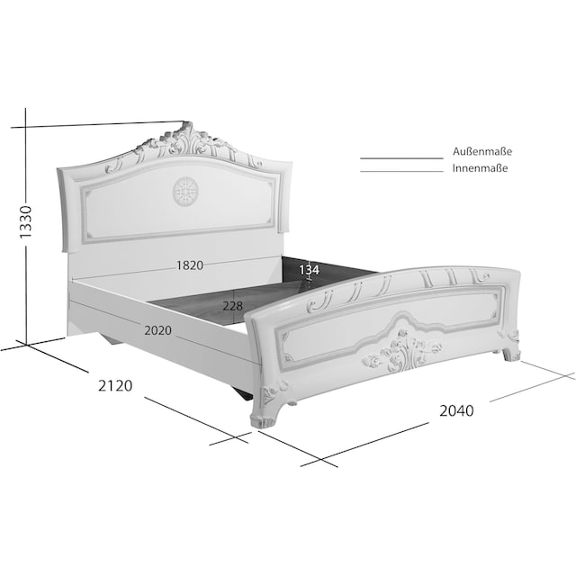 INOSIGN Raten »GRETA«, (4 Schlafzimmer-Set kaufen St.) auf