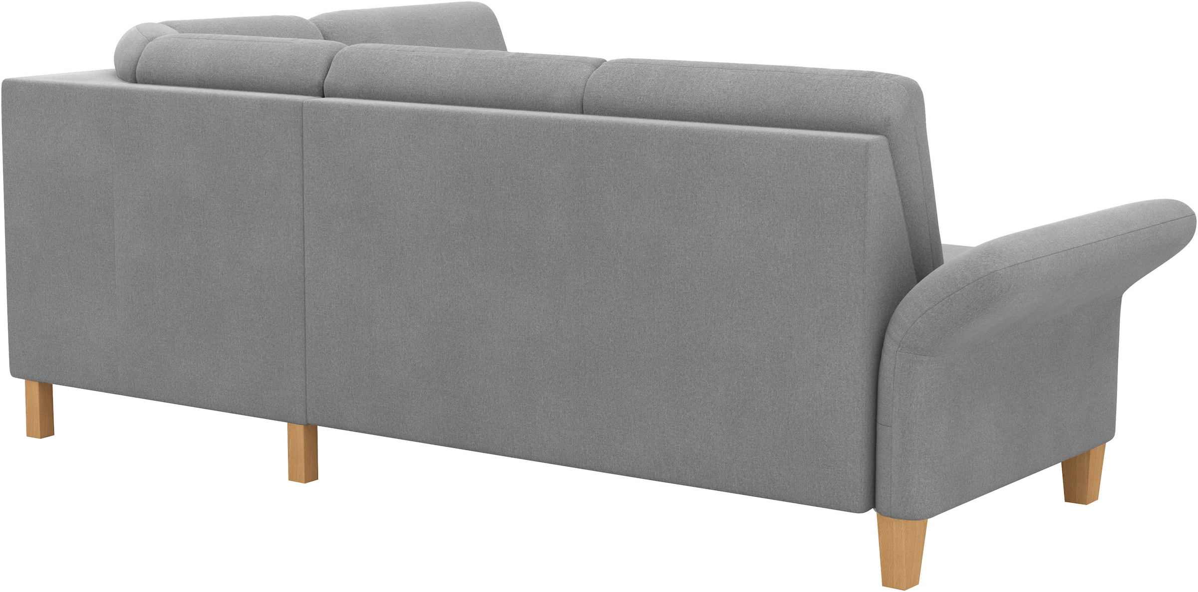 Home affaire Ecksofa »Rochelle«, wahlweise mit Armlverstellung, Klappbett mit Rollen & Bettkasten