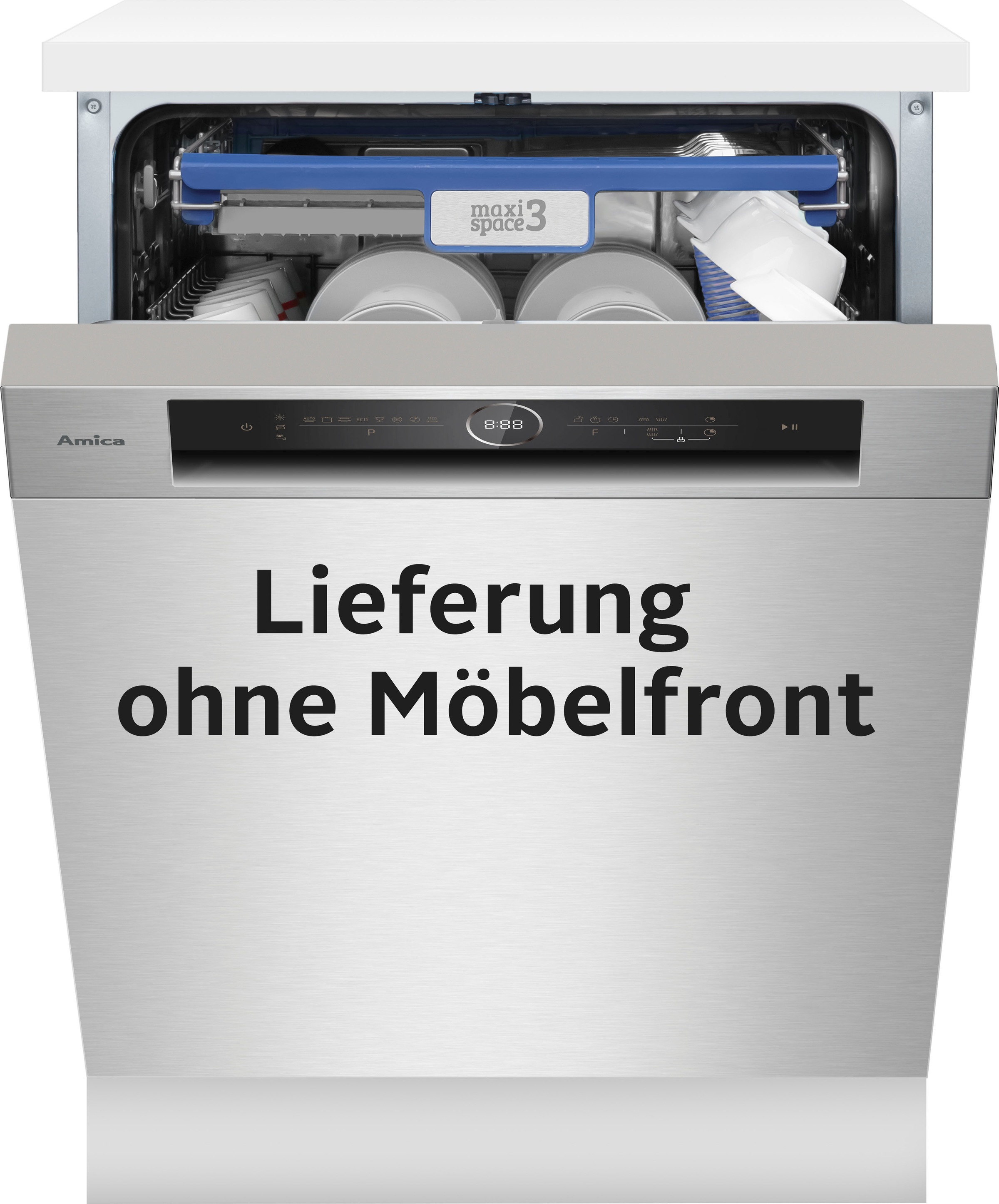Amica Unterbaugeschirrspüler »EGSPU 514 931 E«, 14 Maßgedecke