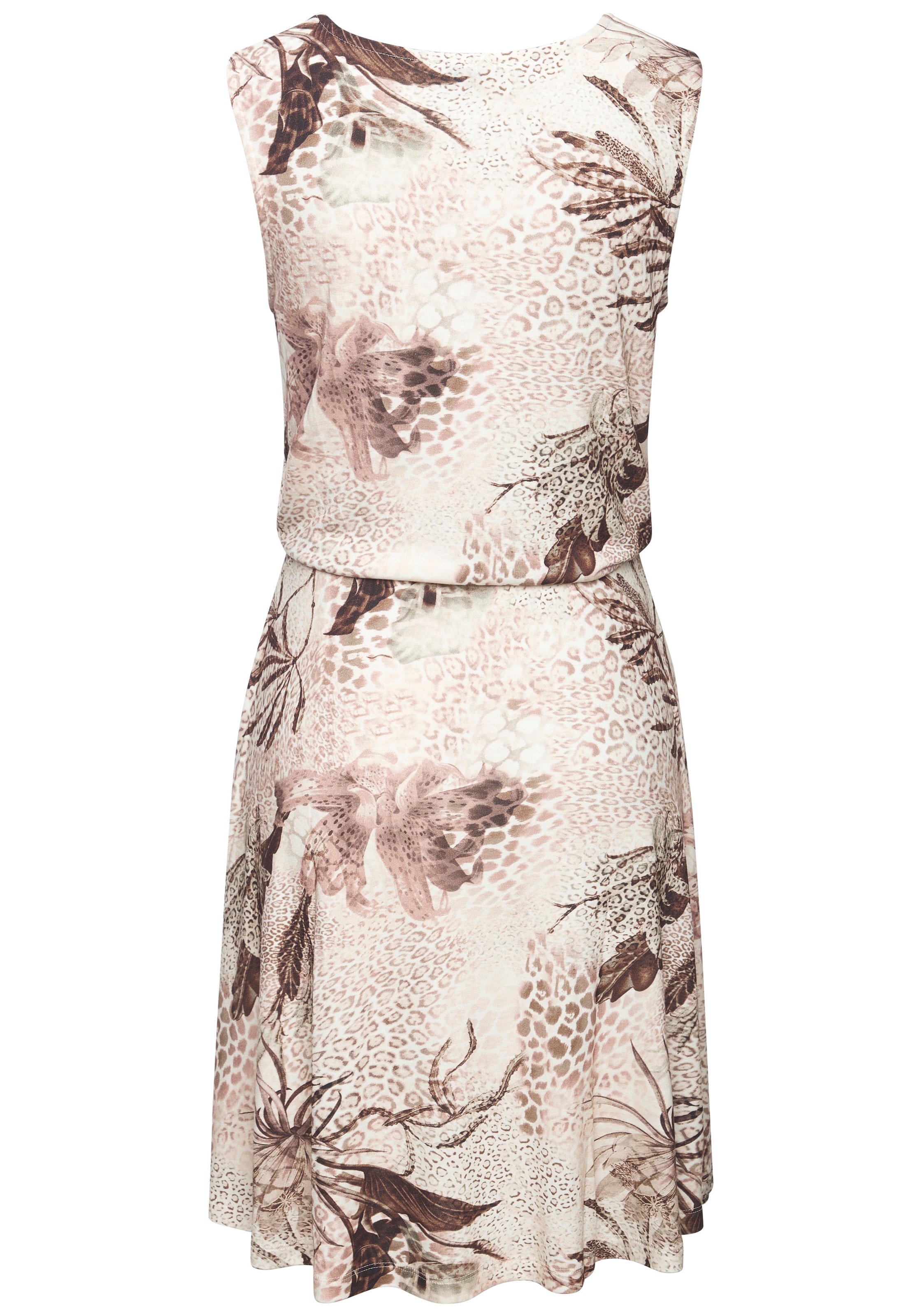 LASCANA Jerseykleid Ohne Taschen mit Alloverdruck