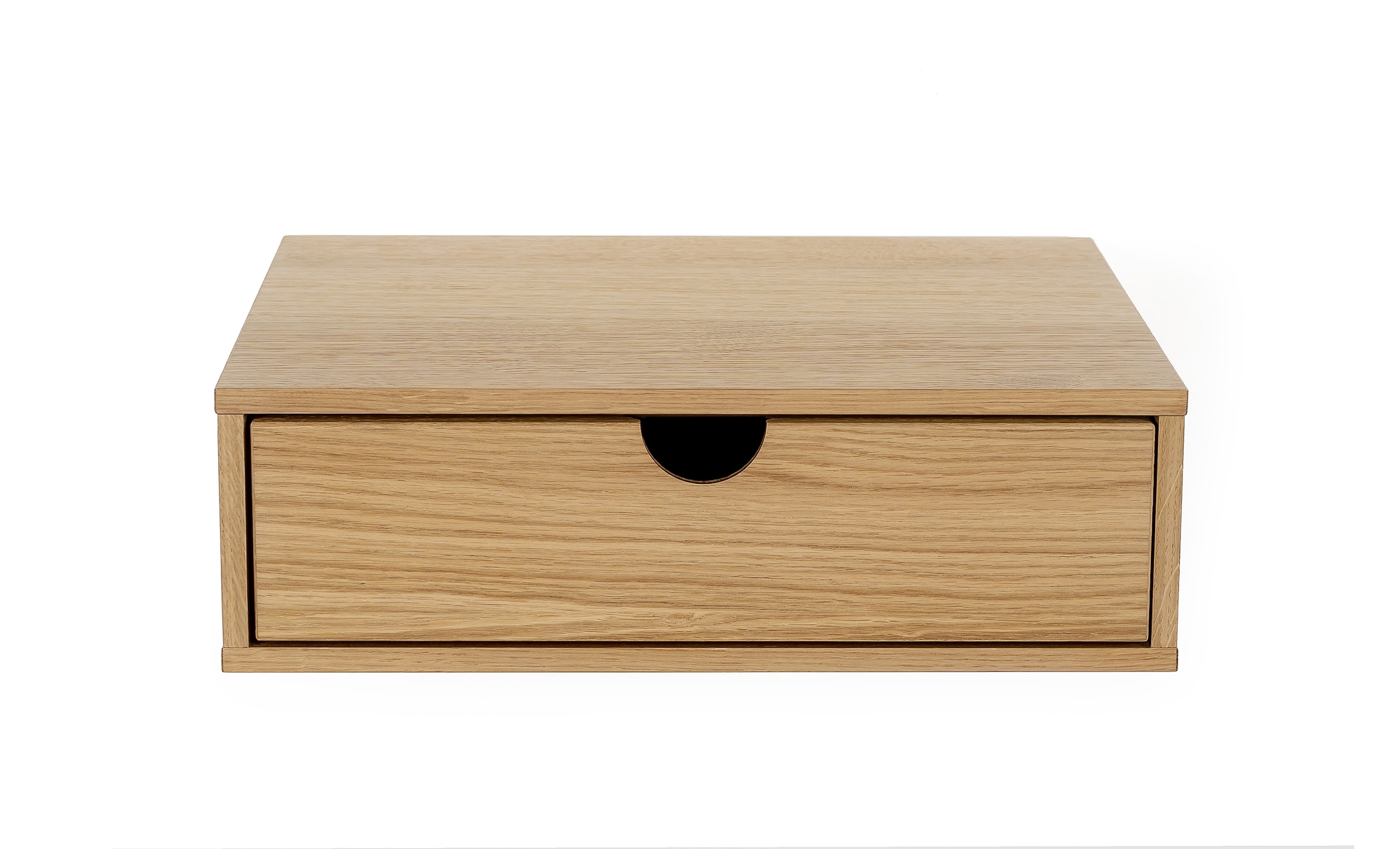 Nachttisch, Holzfurnier aus Eiche, eiche B/H/T: 40 cm x 15 cm x 30 cm