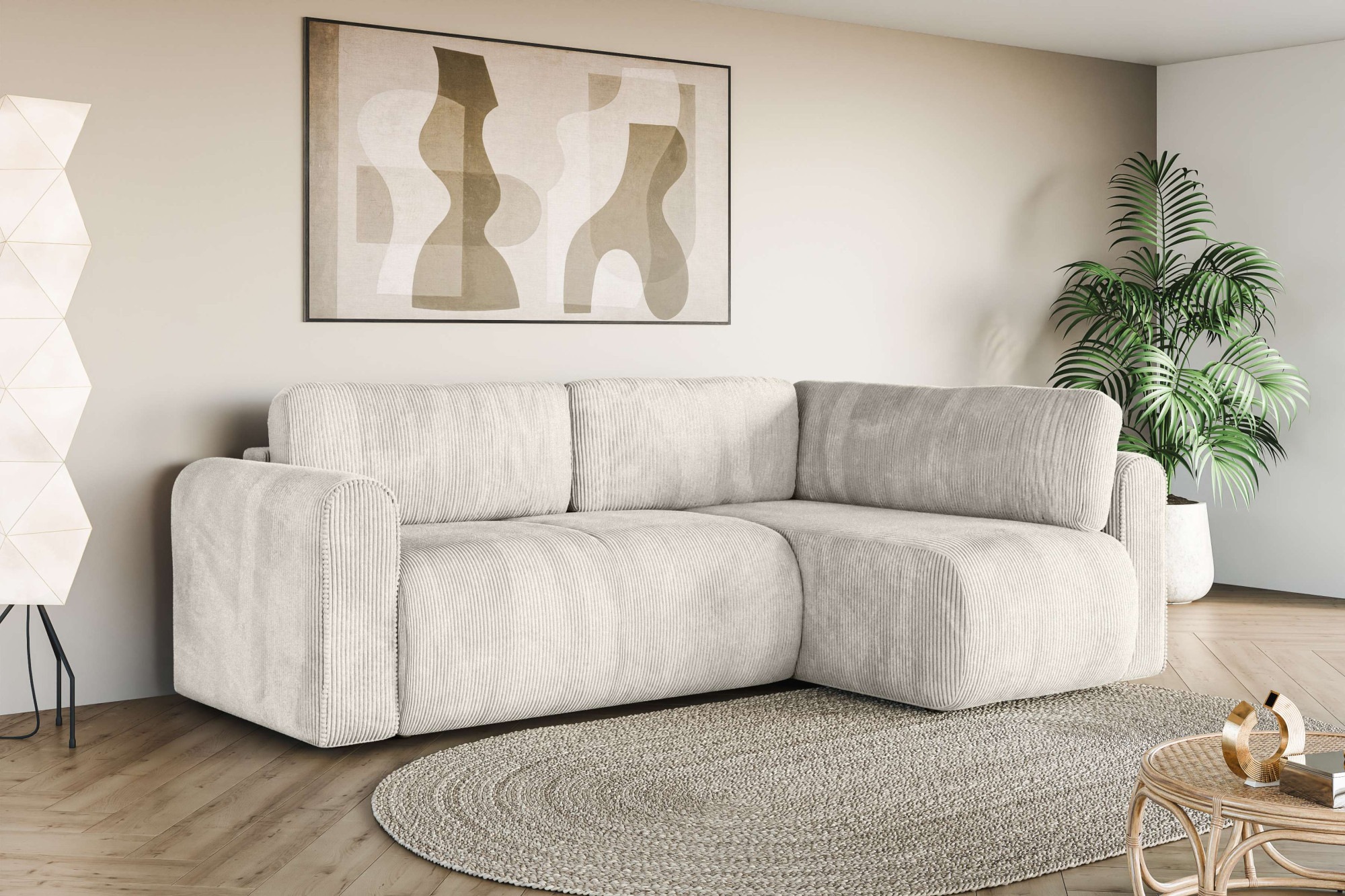 OTTO home Ecksofa »Zacharia wahlweise Schlafsofa mit Bettkasten, B/T/H 250/ günstig online kaufen