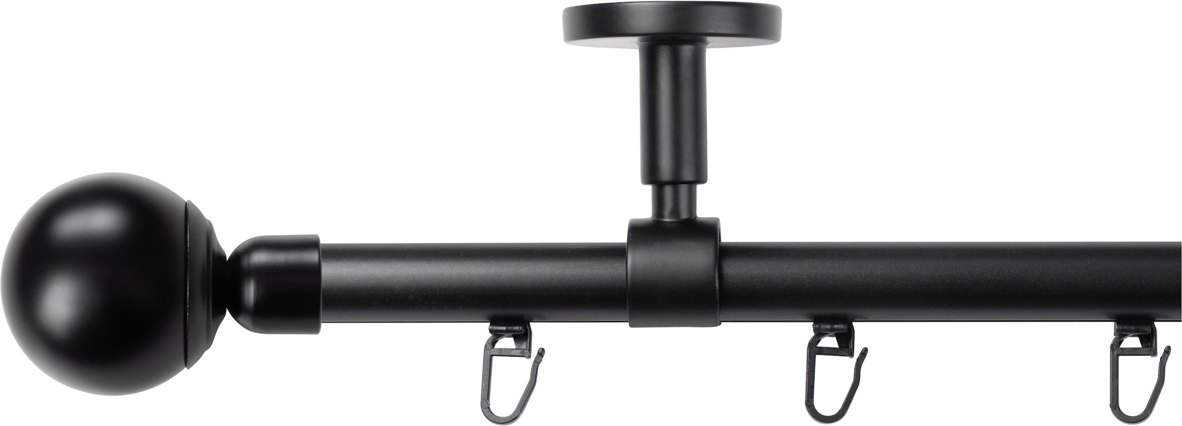SN DECO GROUP Gardinenstange »Gardinenstange Innenlauf Reims Ø 19 mm, 1-läufig, Fixmaß, verschraubt« Ø 19 mm Fixmaß;kürzbar