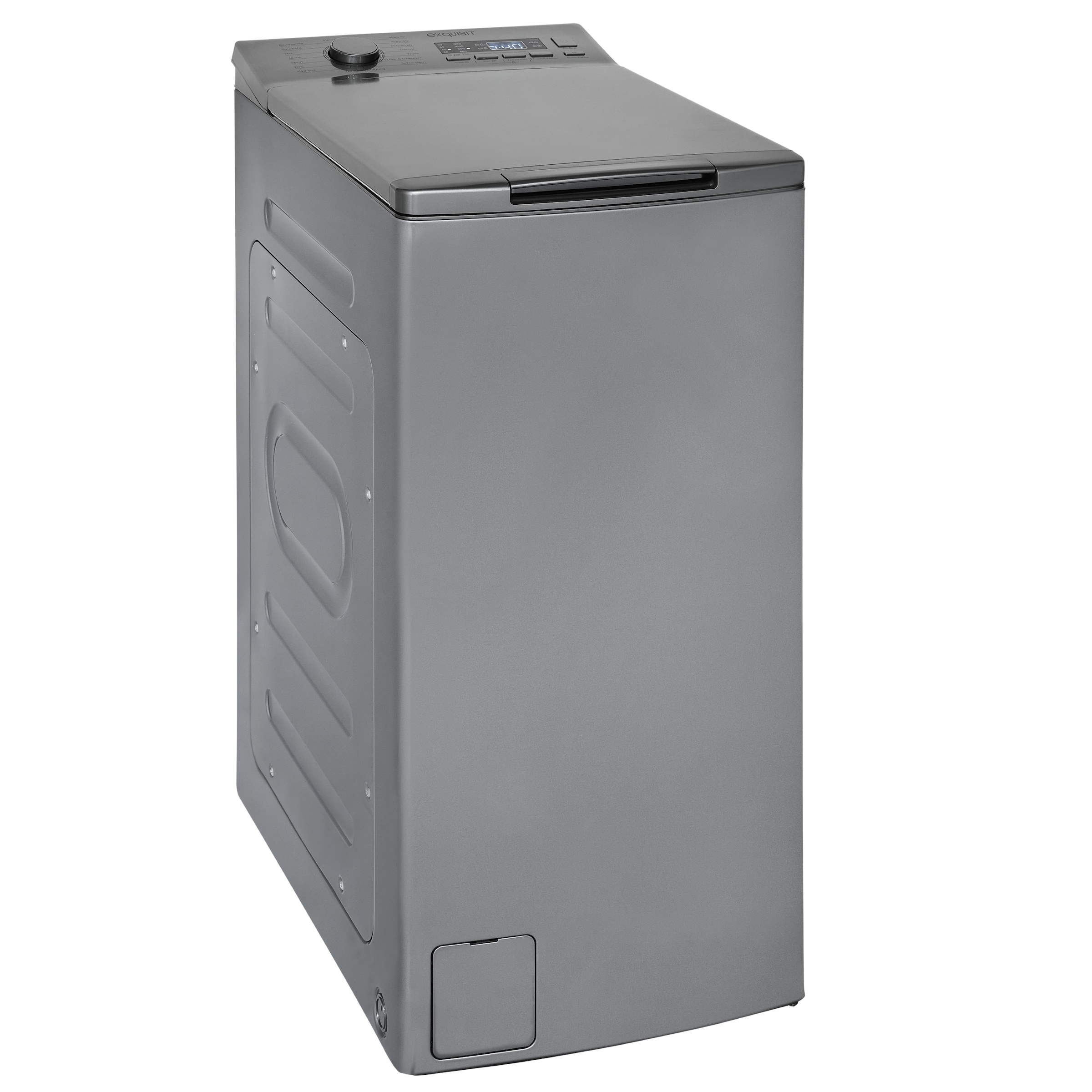 exquisit Waschmaschine »LTO1207-030A silber-dunkel«, 7,5 kg, 1200 U/min, 7, günstig online kaufen