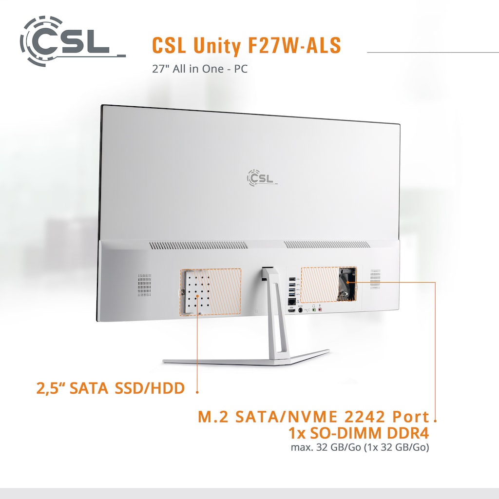 CSL All-in-One PC »Unity F27-ALS N200 Windows 11«