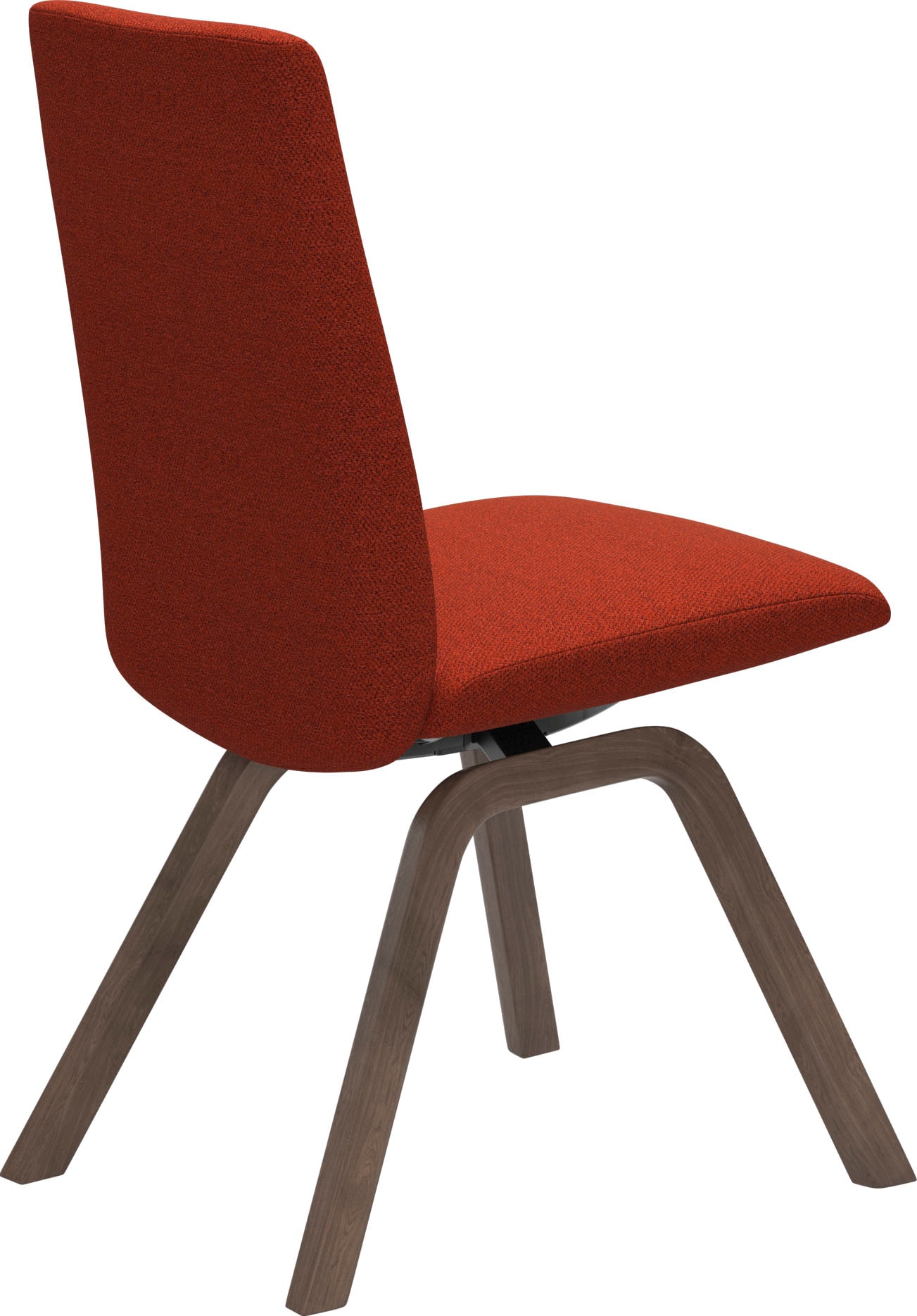 Stressless® Polsterstuhl »Laurel«, ROHLEDER Stoff Q2 FARON, Low Back, Größe M, mit schräggestellten Beinen in Walnuss