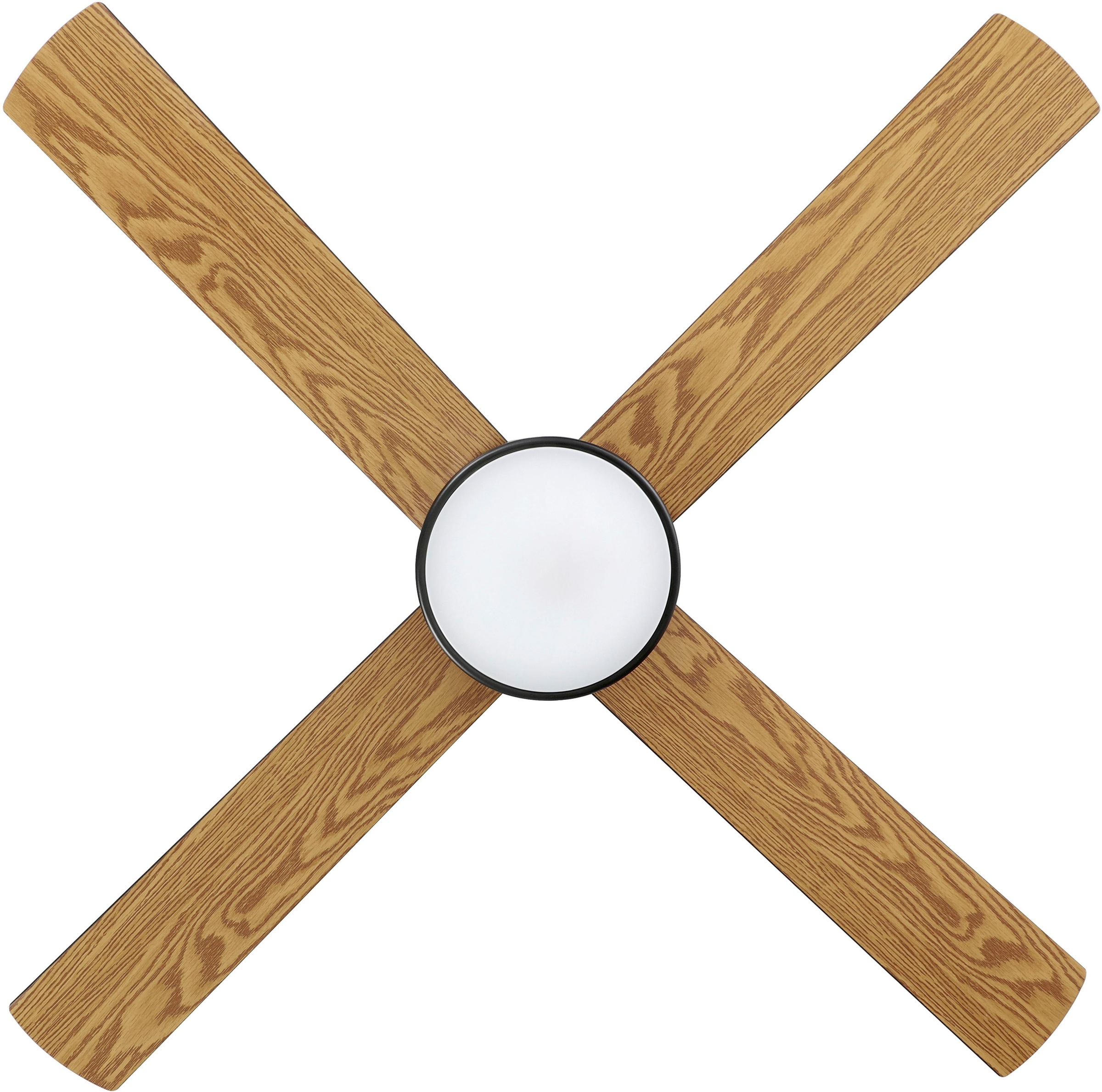 EGLO LED Deckenleuchte »TRINIDAD Deckenventilator«, 1 flammig, Leuchtmittel LED-Modul | LED wechselbar, Deckenlampe, Ventilator, Wendeflügel, Fernbedienung, dimmbar, Ø 122cm