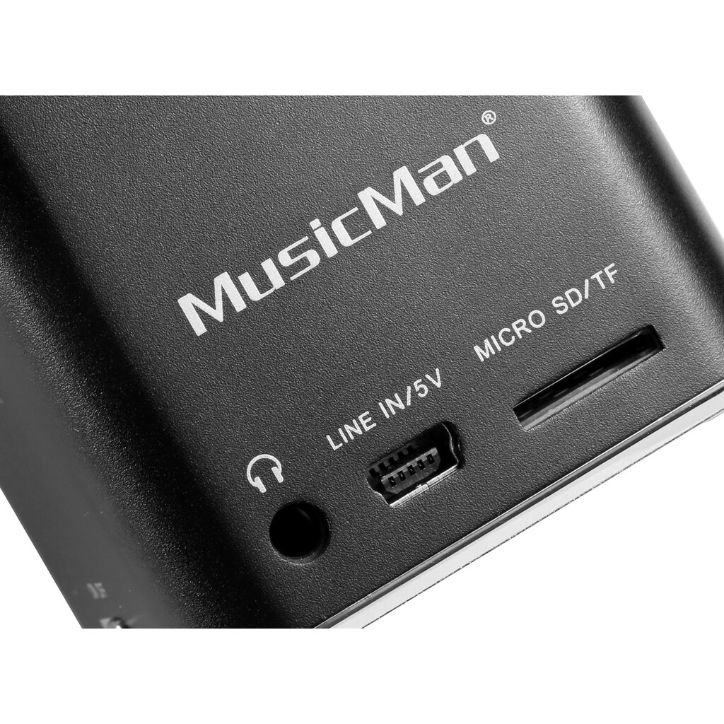 Technaxx Portable-Lautsprecher »Mini MusicMan Soundstation«, (1 St.)