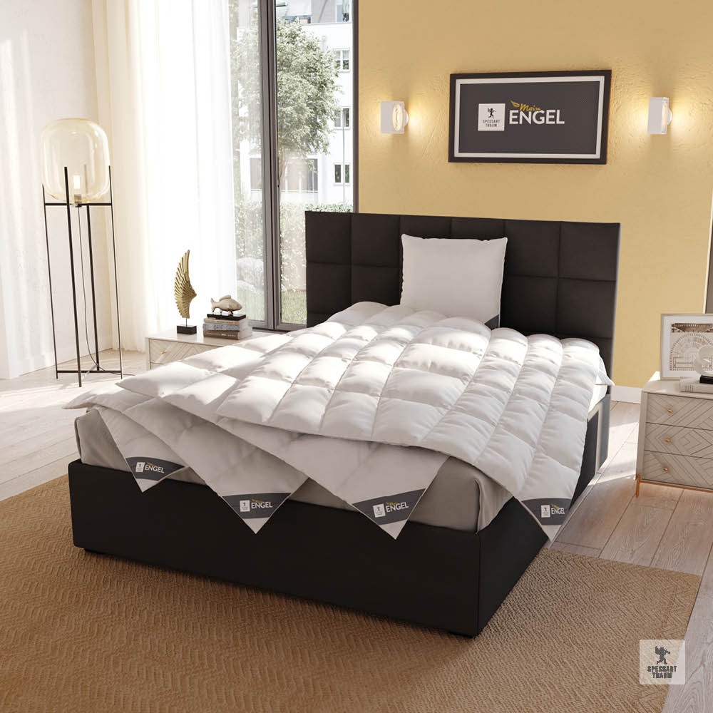 SPESSARTTRAUM Federkissen »Mein Engel« 1 Stk. tlg. Kissen 40x80cm & 80x80cm günstig online kaufen