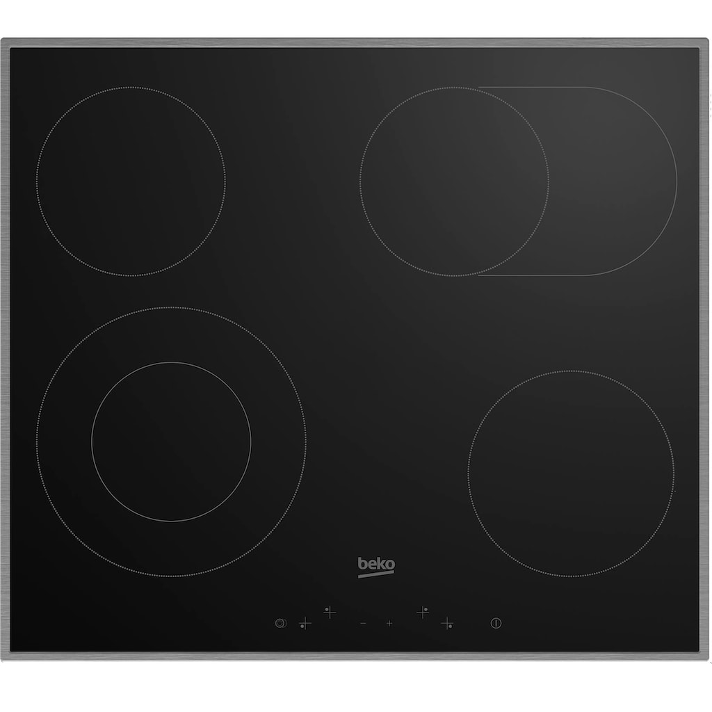 BEKO Backofen-Set »BBSM12320X«, BBSM12320X, mit Teleskopauszug nachrüstbar