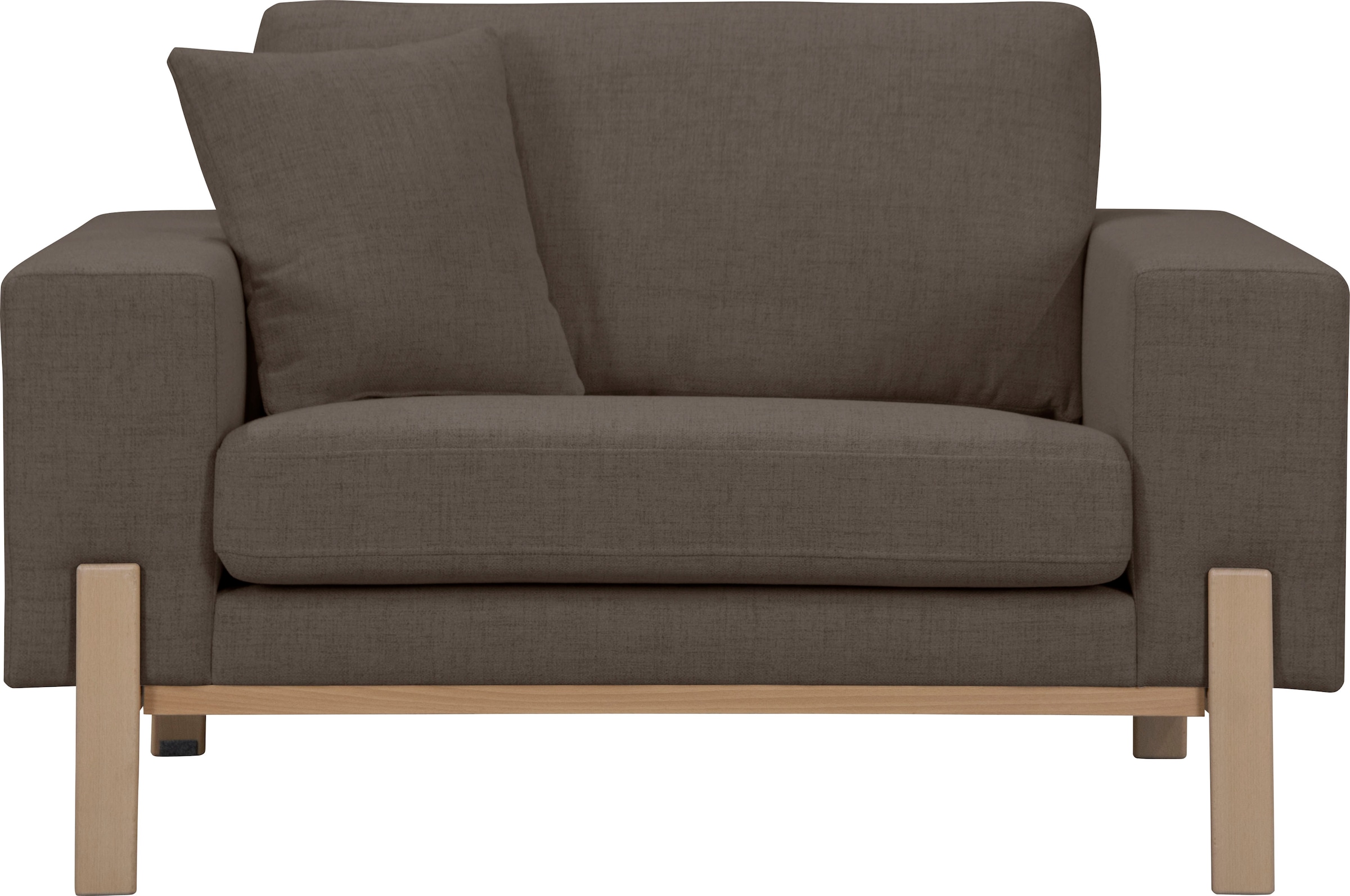 OTTO products Loveseat "Hanne Sessel mit Holzrahmen", Verschiedene Bezugsqu günstig online kaufen