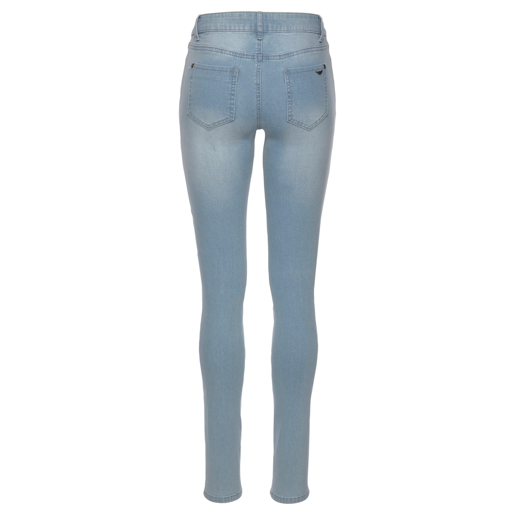 Arizona Skinny-fit-Jeans »im Biker- Look«