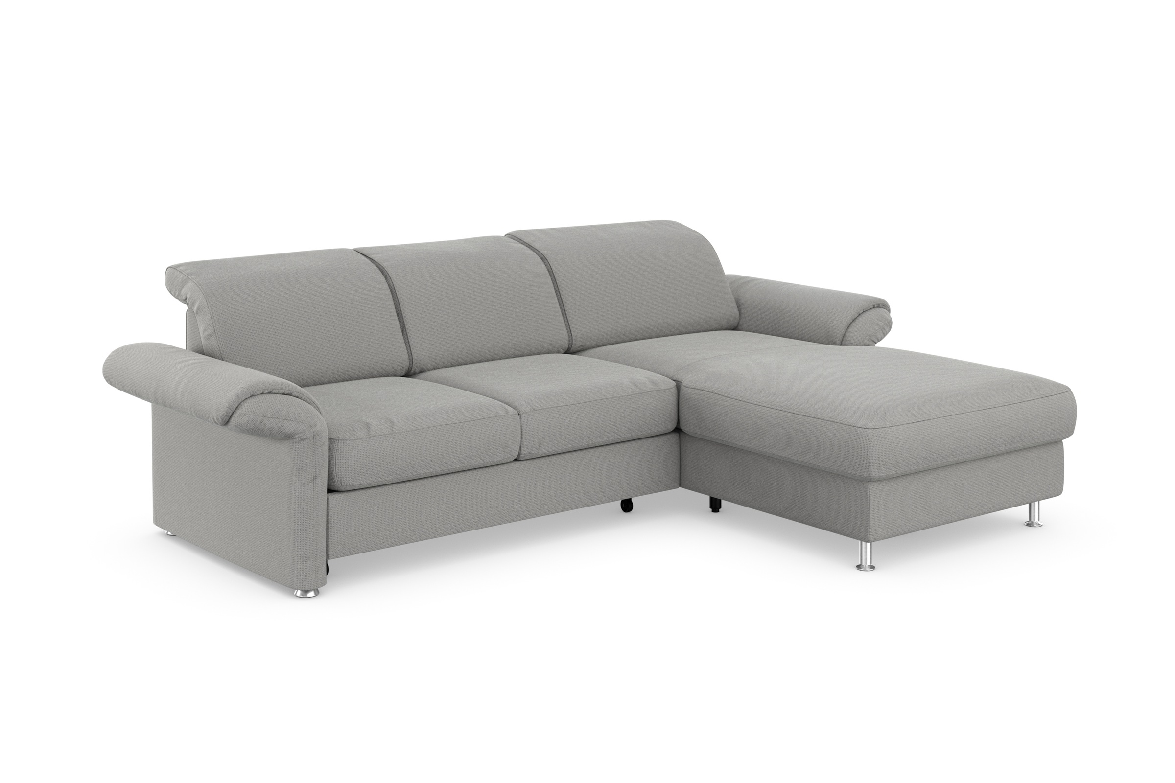 sit&more Ecksofa »Apulia L-Form«, wahlweise Bettfunktion, Bettkasten und Kopf- und Armteilverstellung