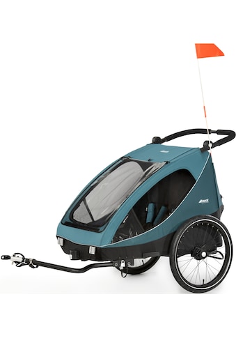 Fahrradkinderanhänger »2in1 Bike Trailer und Buggy Dryk Duo, petrol«