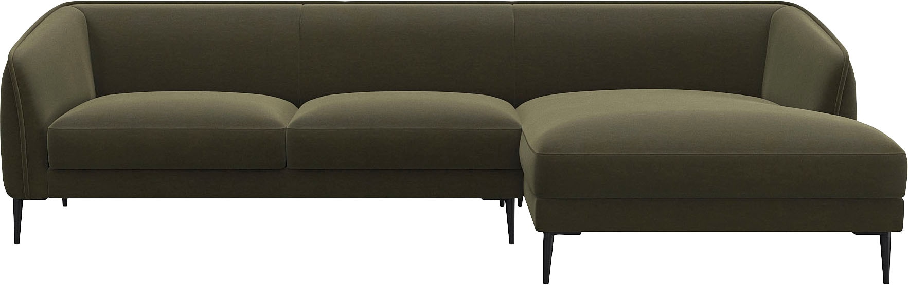 FLEXLUX Ecksofa "Belle Designsofa, L-Form, B/T 288/149 cm", Skandinavisches günstig online kaufen