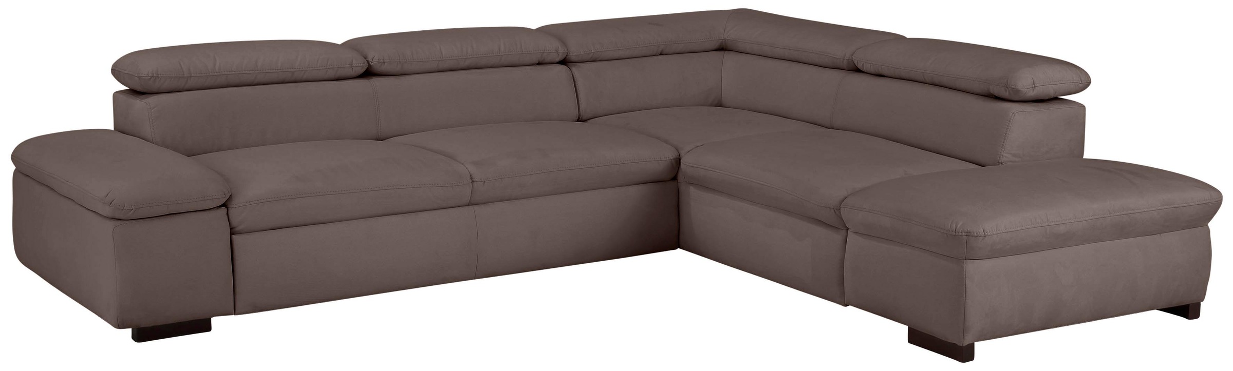 Home affaire Ecksofa »Alberto L-Form«, mit Kopfteilverstellung, wahlweise mit Bettfunktion