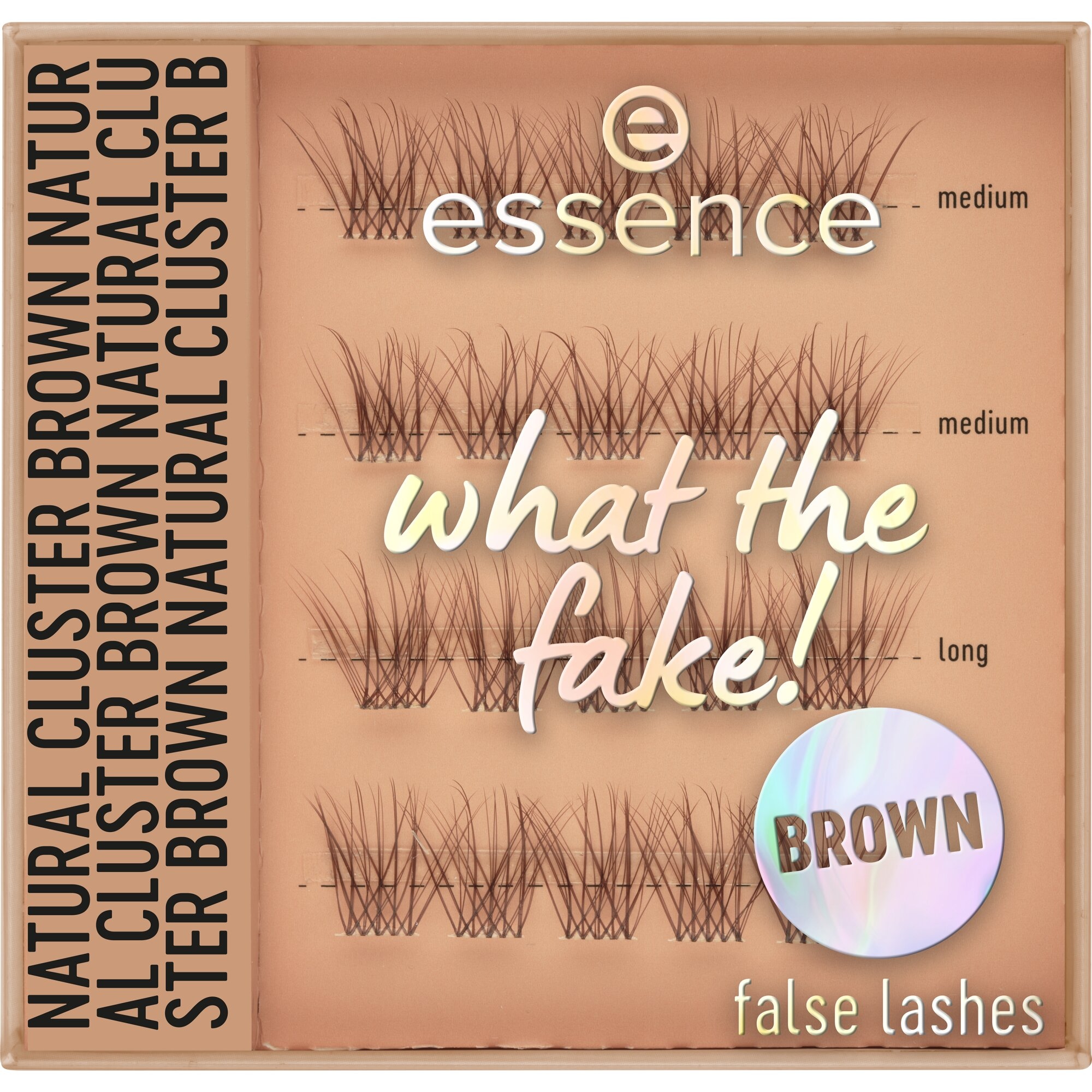 Essence Bandwimpern »what the fake! false lashes« 3-tlg., Wiederverwendbar