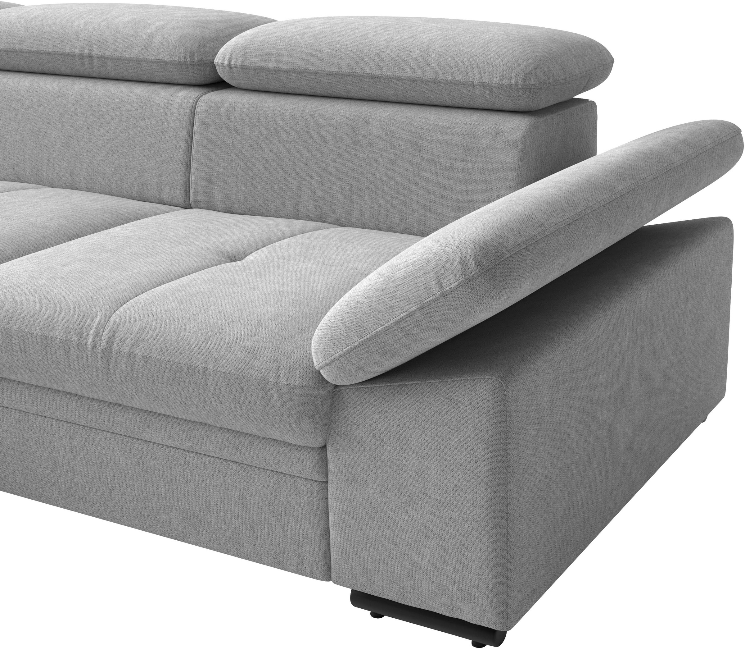 sit&more Ecksofa »Viola, L-Form, B: 260 cm« optional Bettfunktion,inkl Armteil- & Kopfteilverstellung