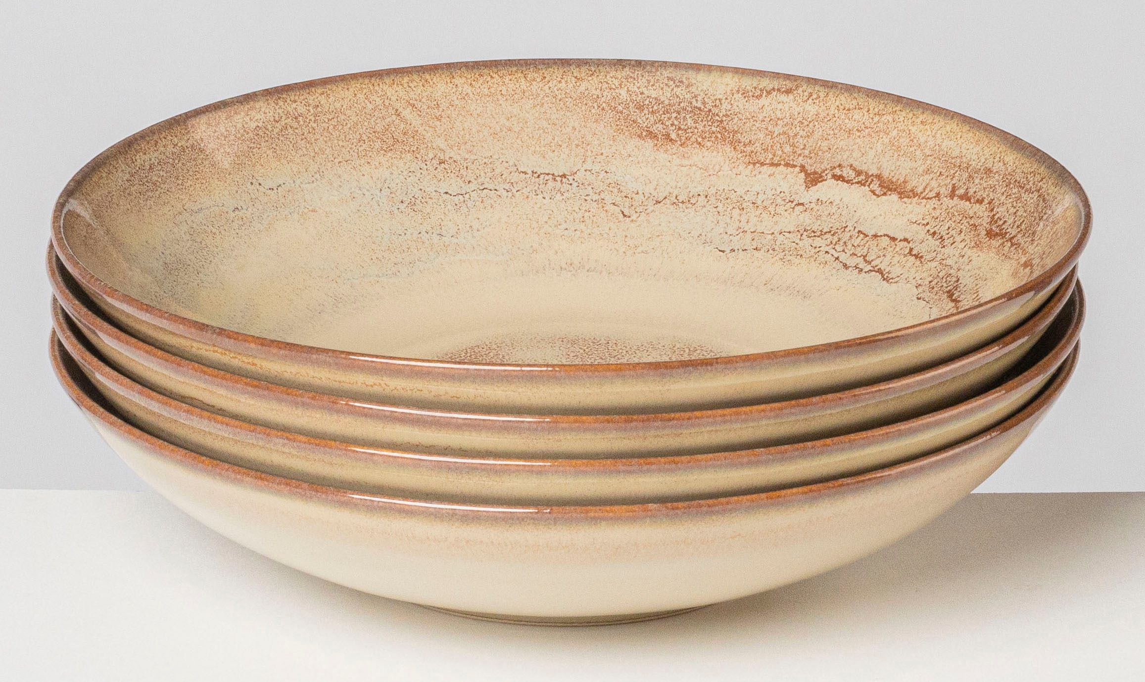 gipfelstück Suppenteller »Nebelwald« Scandi-Style, glänzende Reaktivglasur, günstig online kaufen
