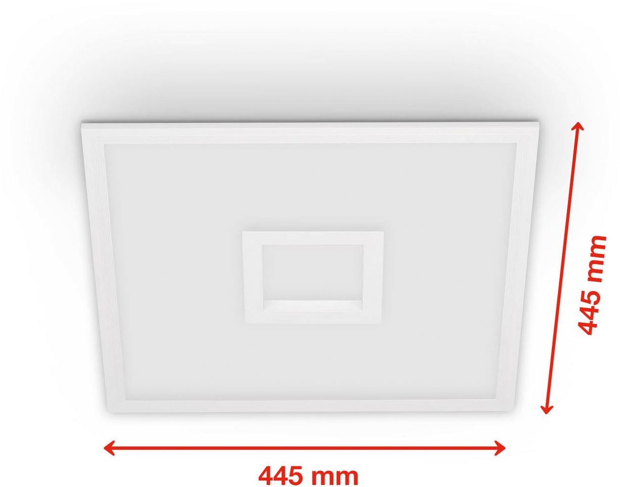Telefunken LED Panel »319406TF CENTERBACK«, Leuchtmittel LED-Board | LED fest integriert, Deckenleuchte, RGB, Backlight, CCT, inkl. Fernbedienung, dimmbar