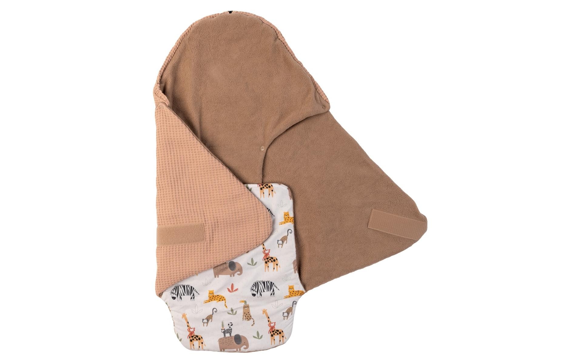ULLENBOOM ® Babydecke »Waffelpiqué Sand Savanne«