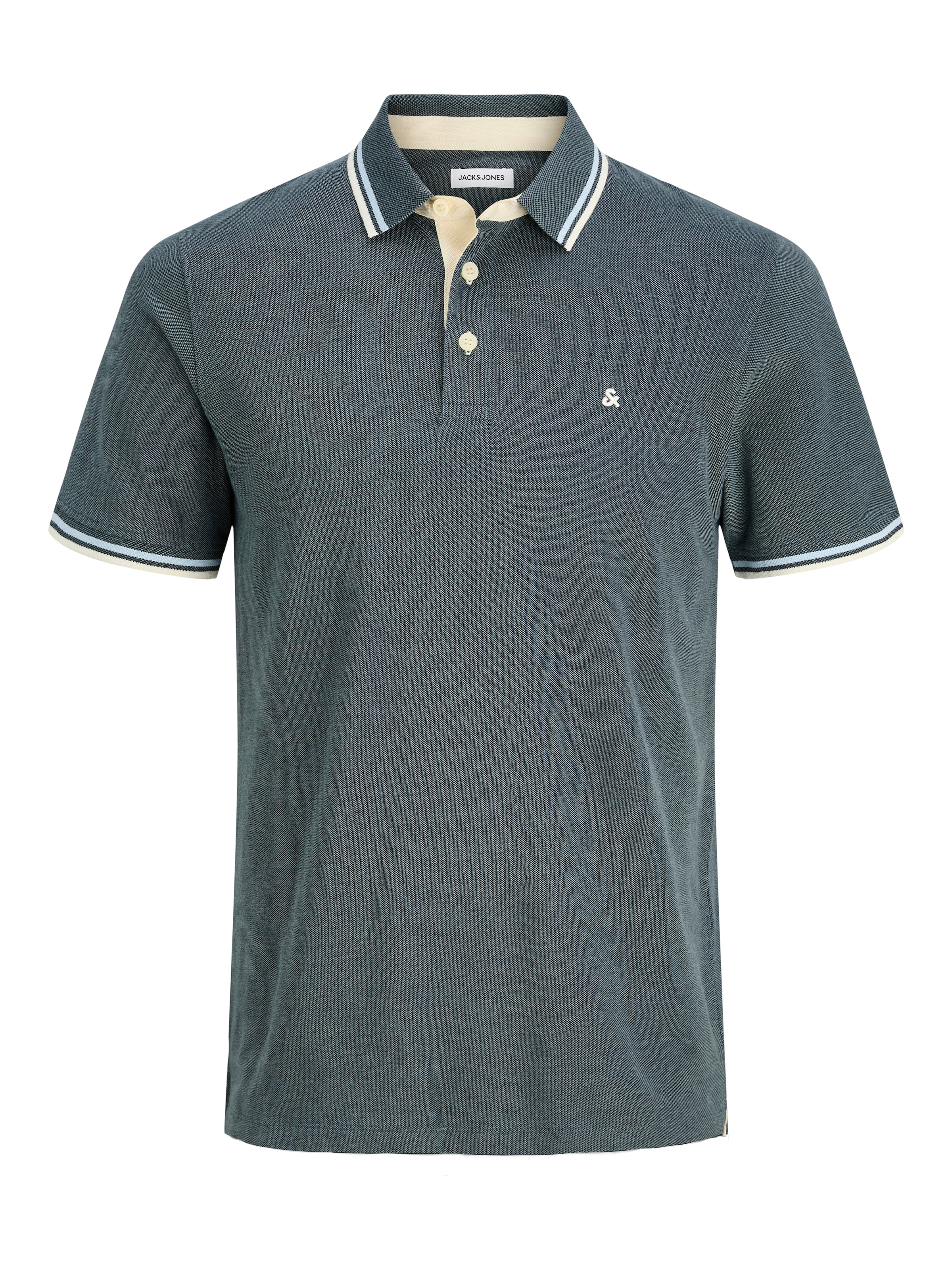 Jack & Jones Poloshirt »JJEPAULOS POLO SS NOOS« Baumwolle, slim fit