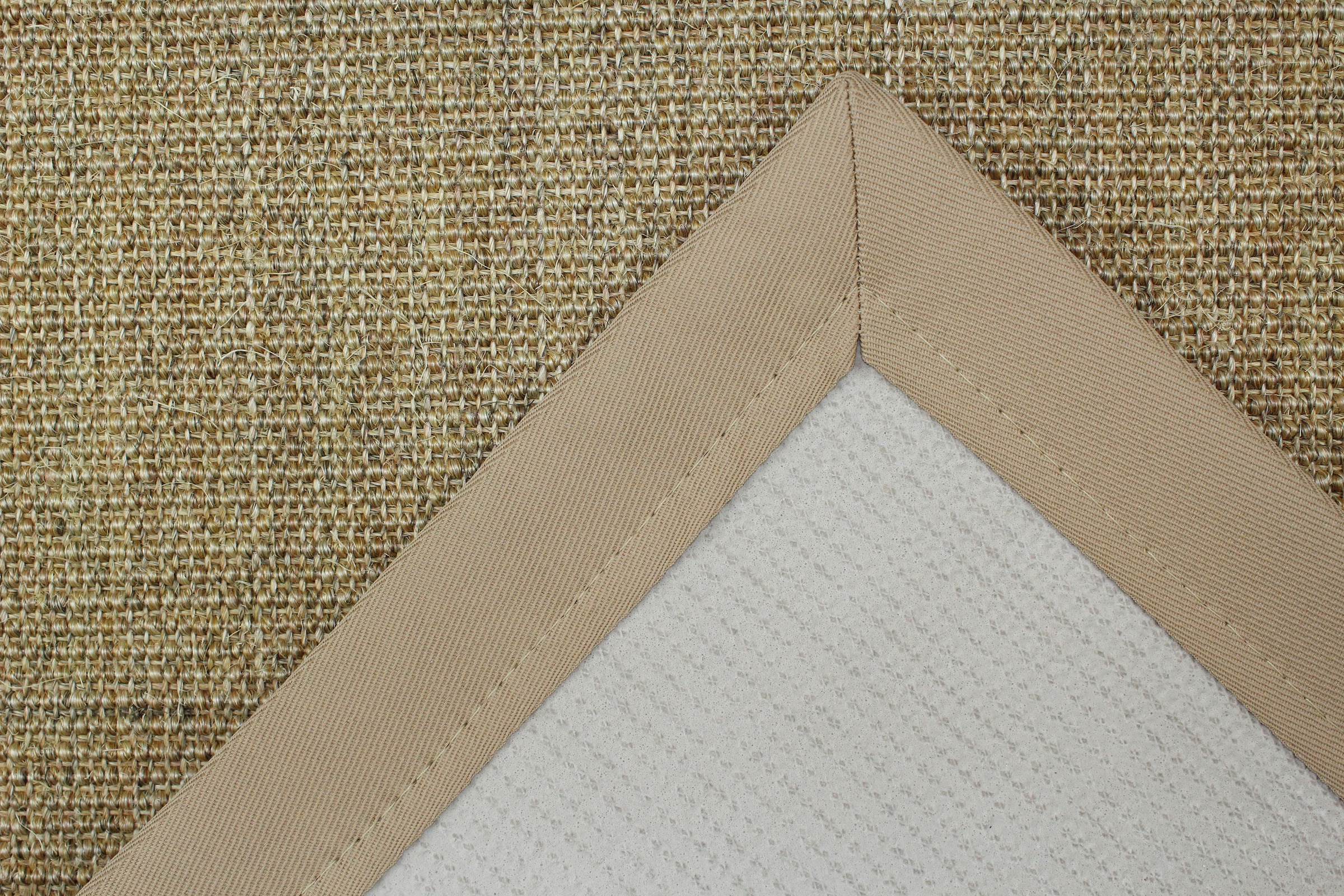 Home affaire Sisalteppich »Arradon«, rechteckig, 5 mm Höhe, Bordürenteppich, Flachgewebe, reines Sisal, leicht meliert